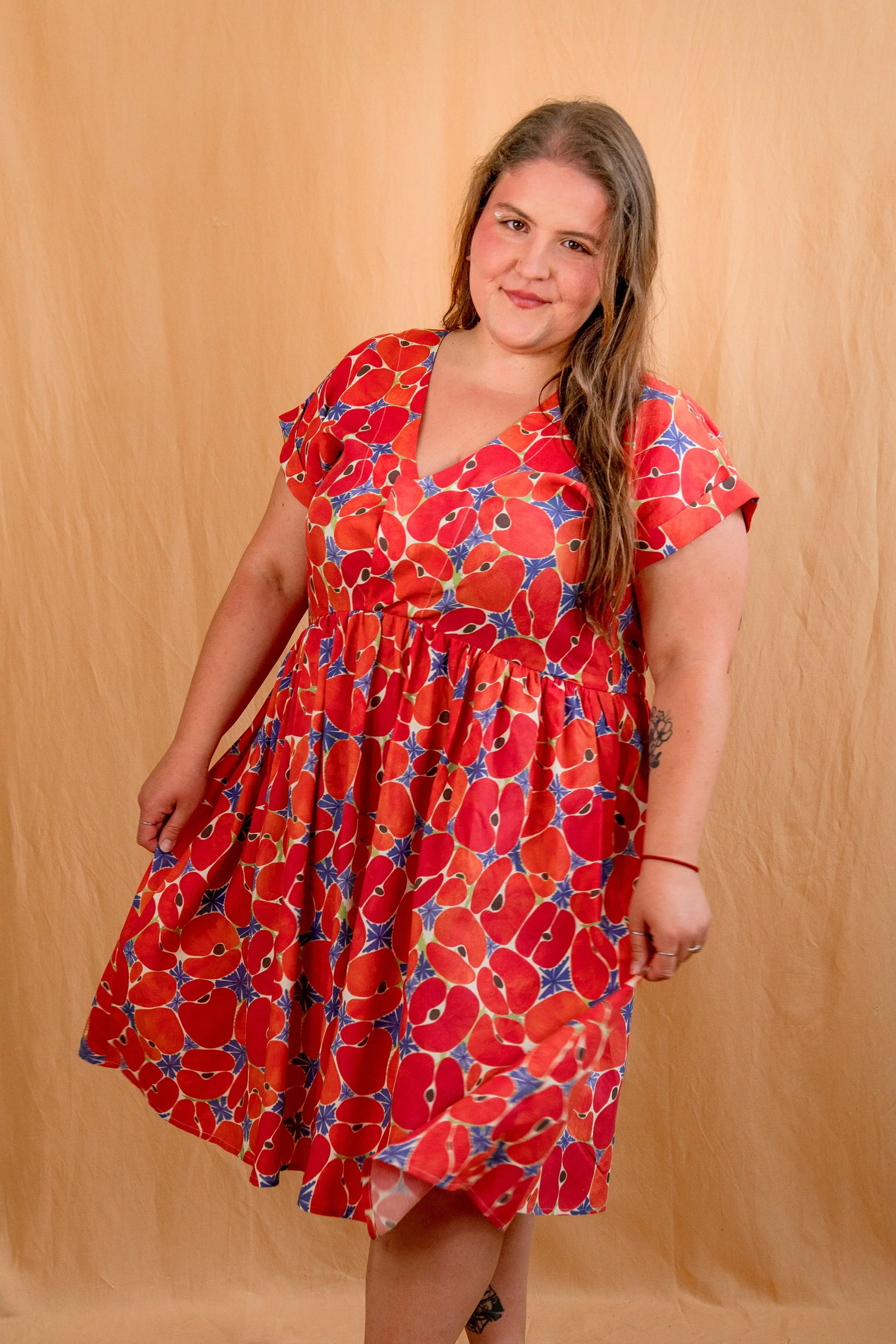 Plus size zero waist dress