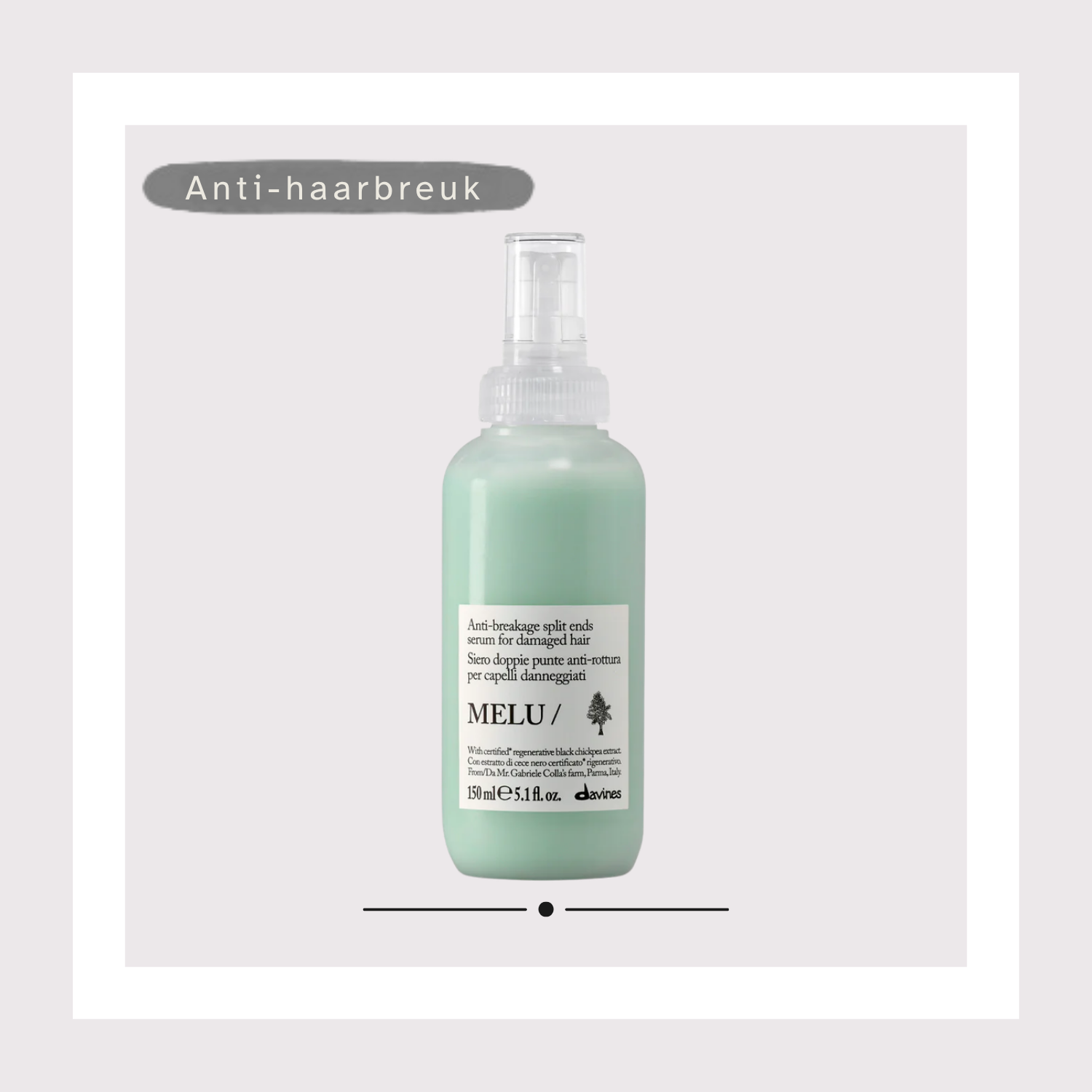 Davines - Essential Haircare - Melu Serum Serum tegen gespleten haarpunten voor lang beschadigd haar