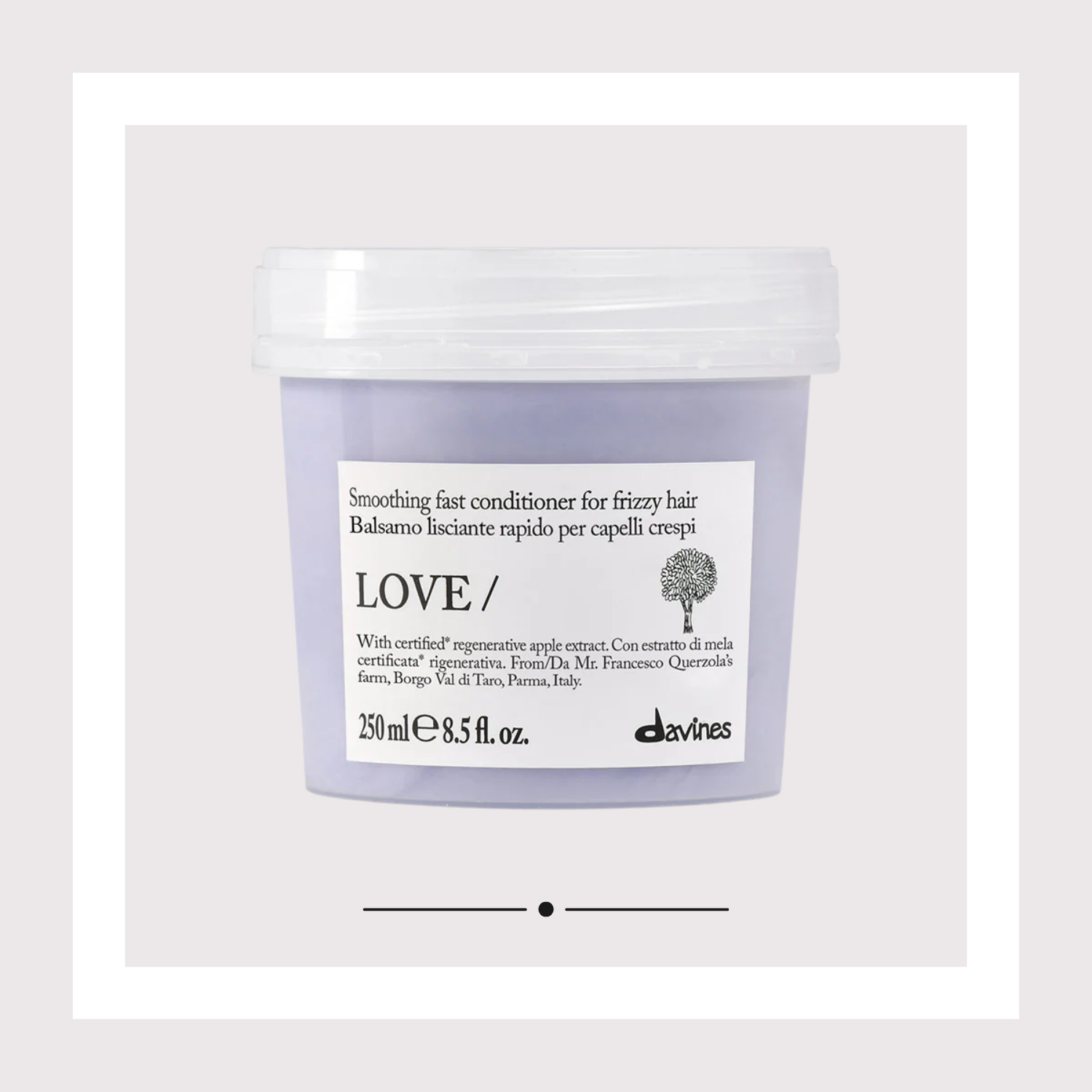Davines - Essential Haircare - Love Smoothing - Snelwerkende, gladmakende conditioner voor pluizig haar
