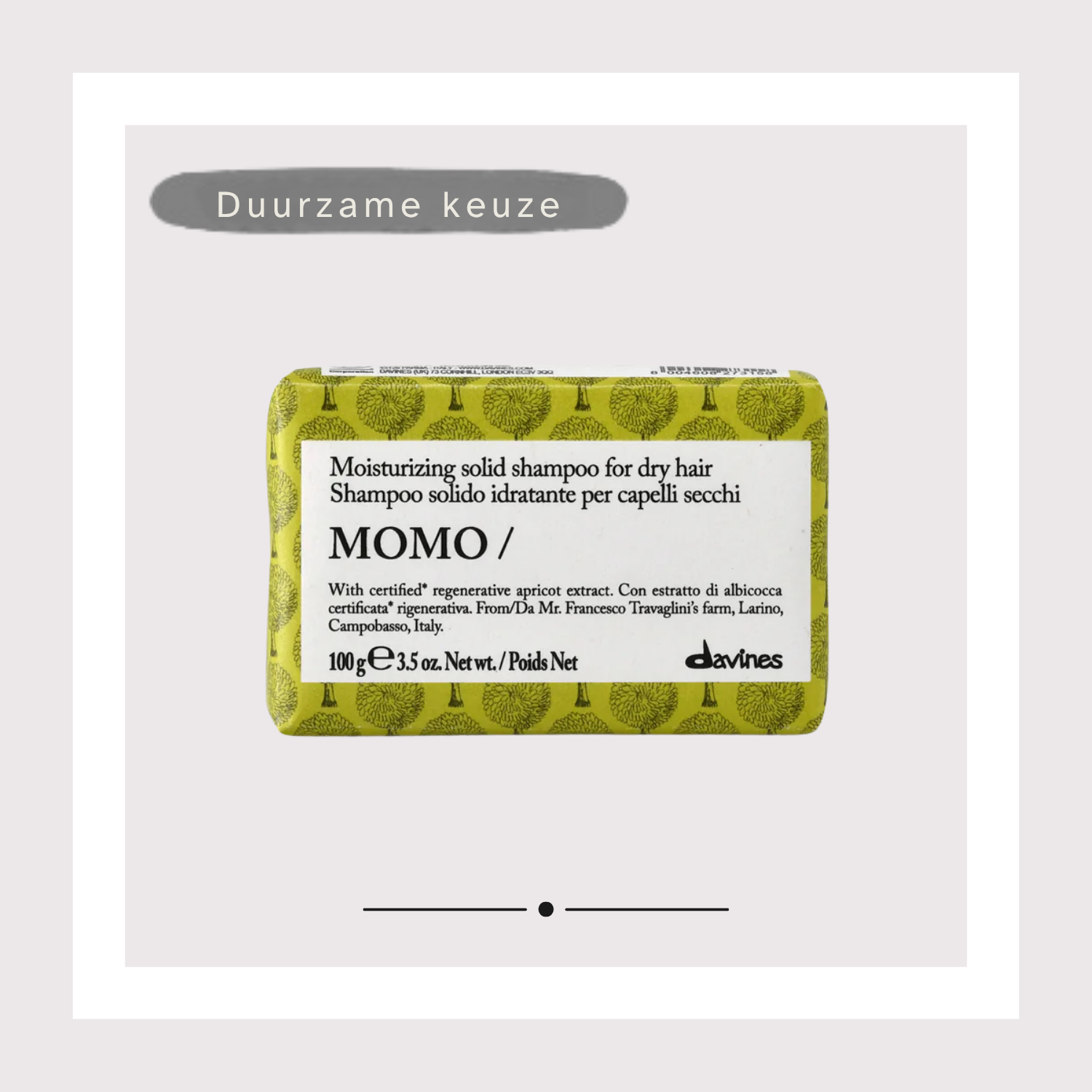 MOMO Shampoo Bar - Davines