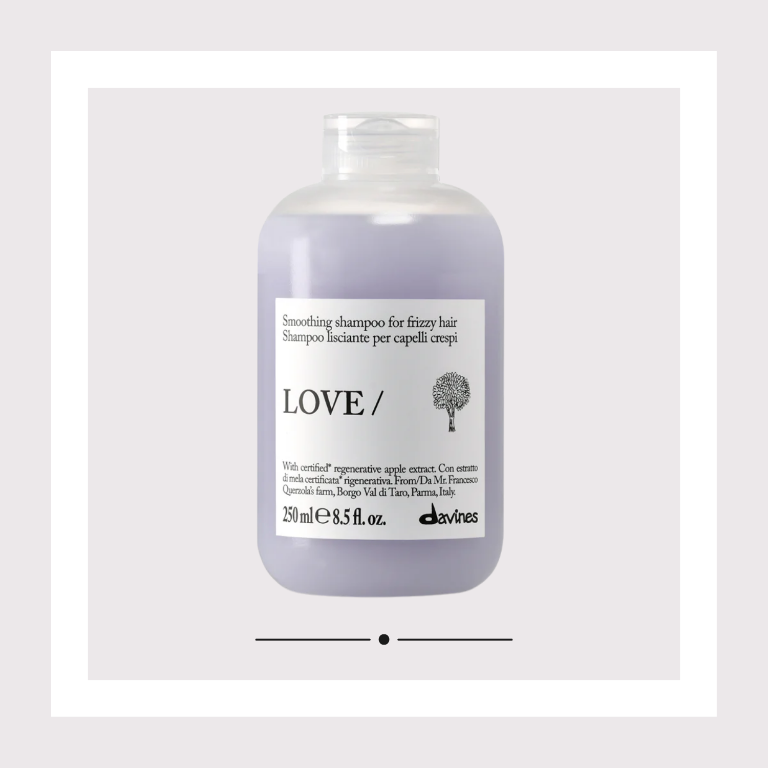 Davines - Essential Haircare - LOVE Smoothing - Gladmakende shampoo voor pluizig of weerbarstig haar
