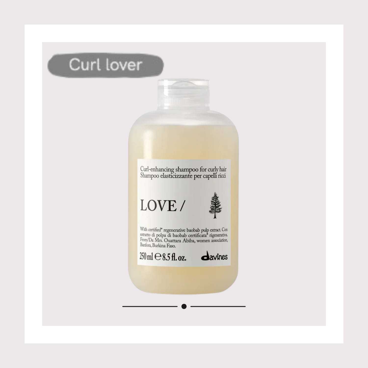 Davines - Essential Haircare - Love Curl Hydraterende shampoo voor krullend of golvend haar