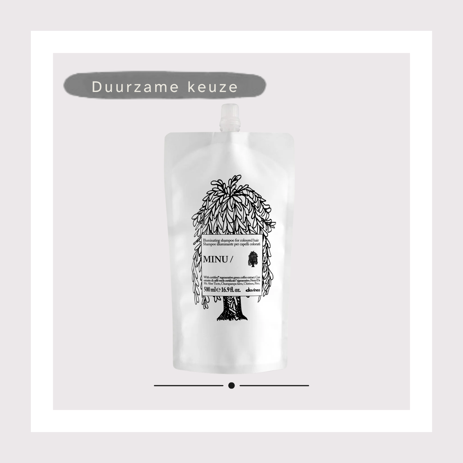 Davines - Essential Haircare - MINU Shampoo Verhelderende en beschermende shampoo voor gekleurd haar refill