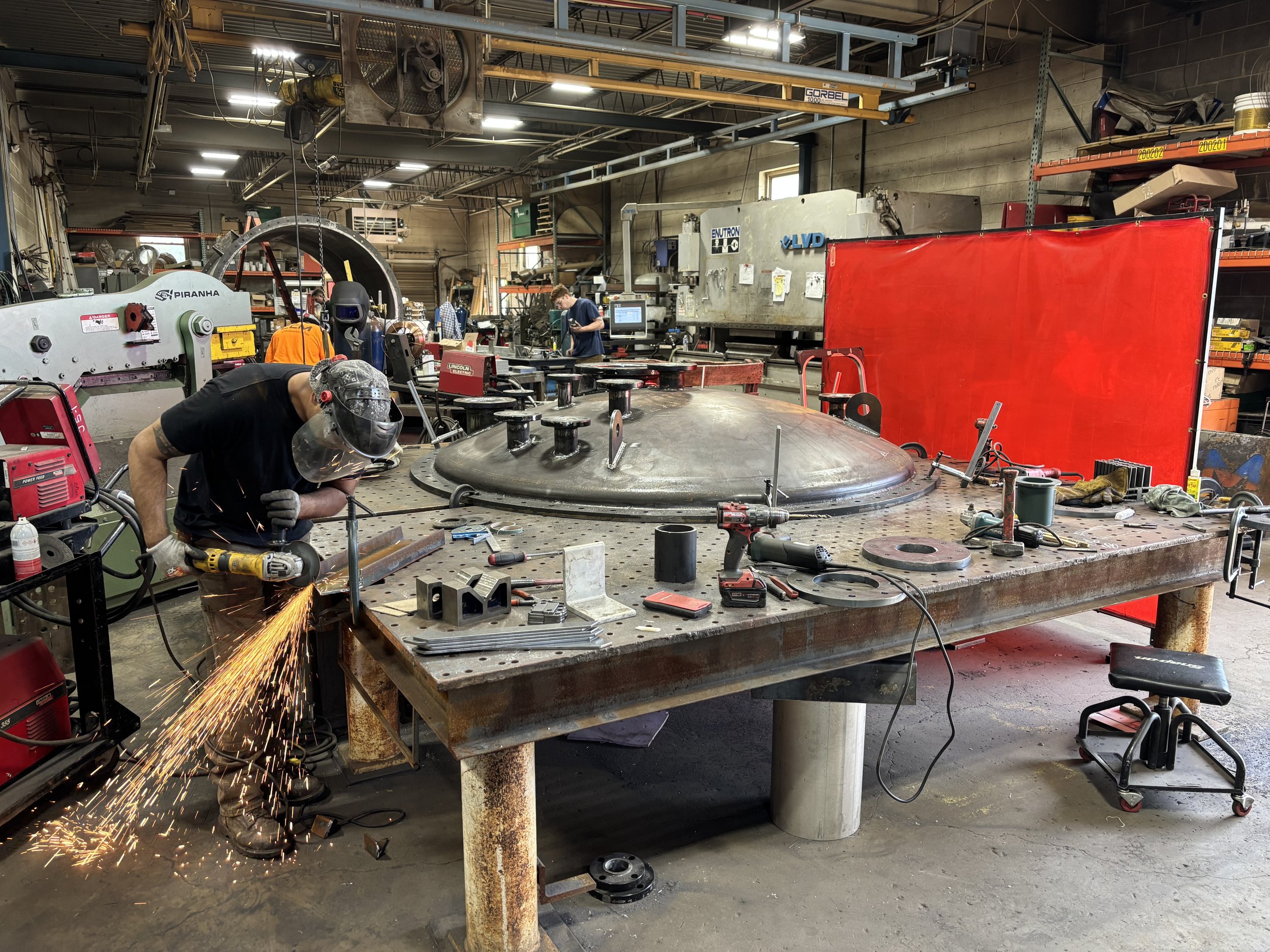 PIC of lid being welded 4-30-25.jpg