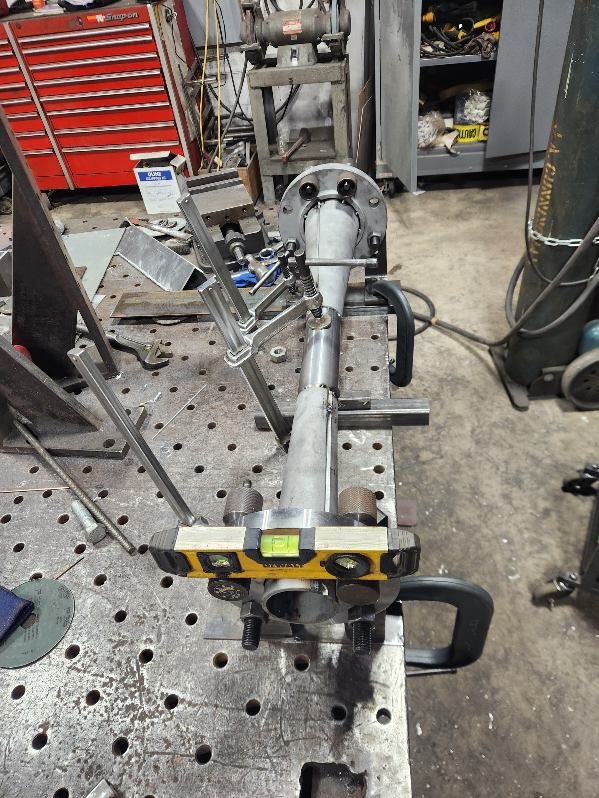 Metal workshop with tools and machinery