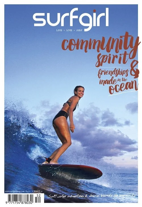 Made the cover! // Surf Girl Magazine
