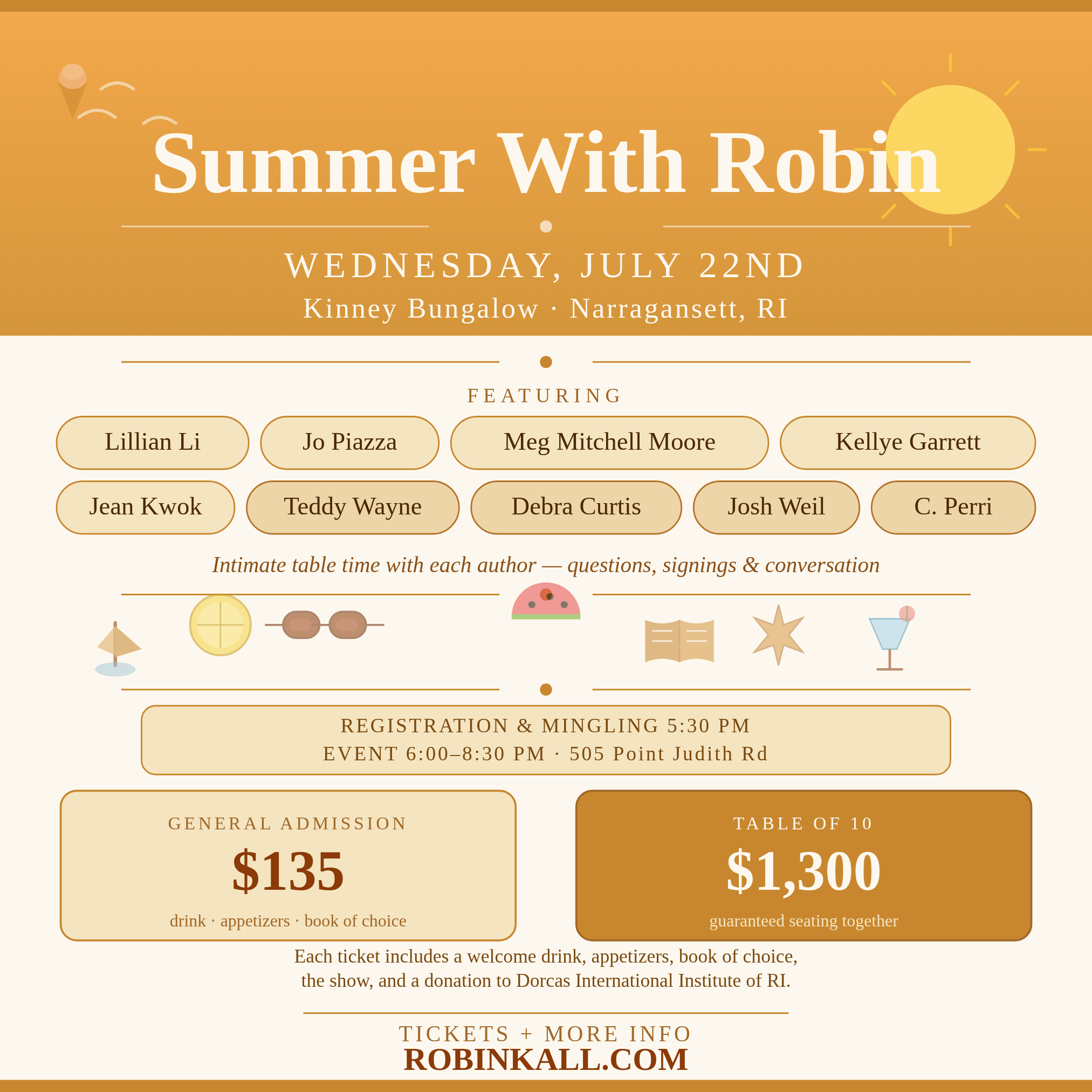 Summer With Robin (JULY 22nd)
