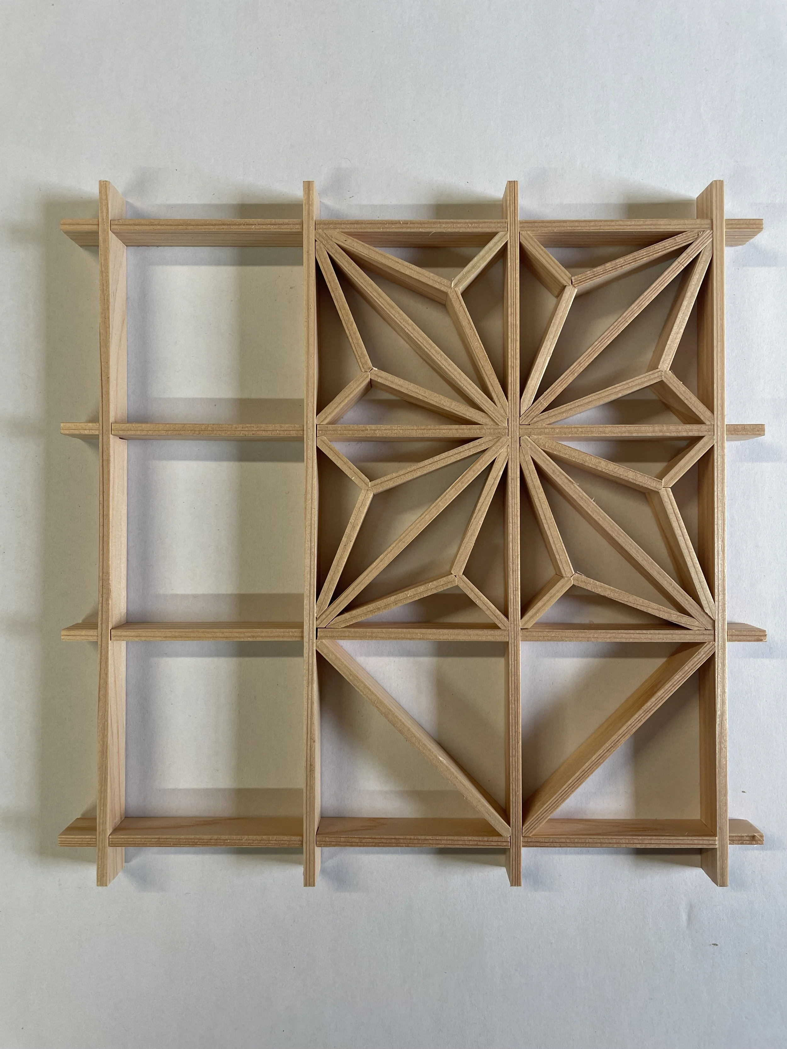 kumiko 2 in hinoki cypress