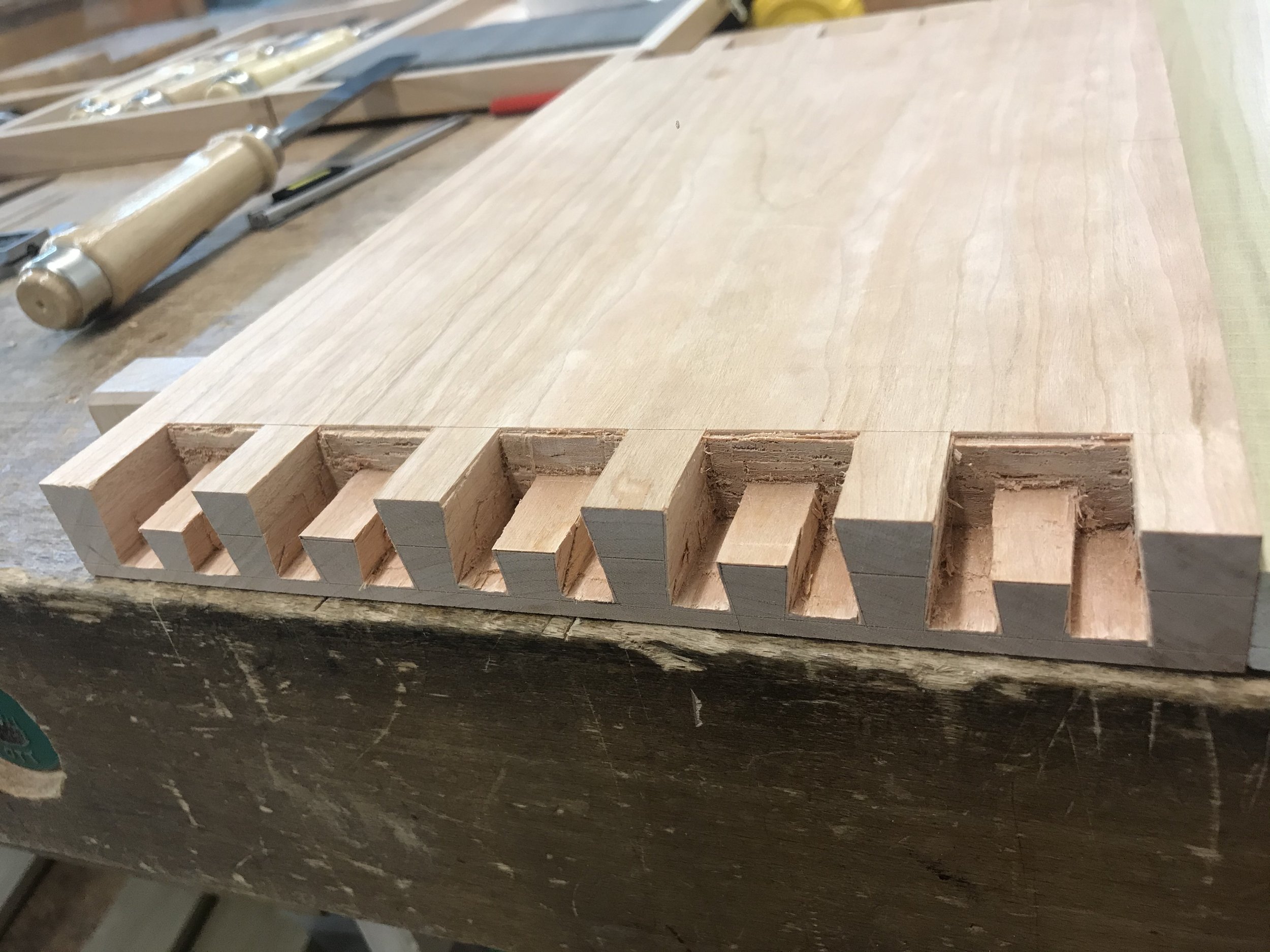 The female joint in process