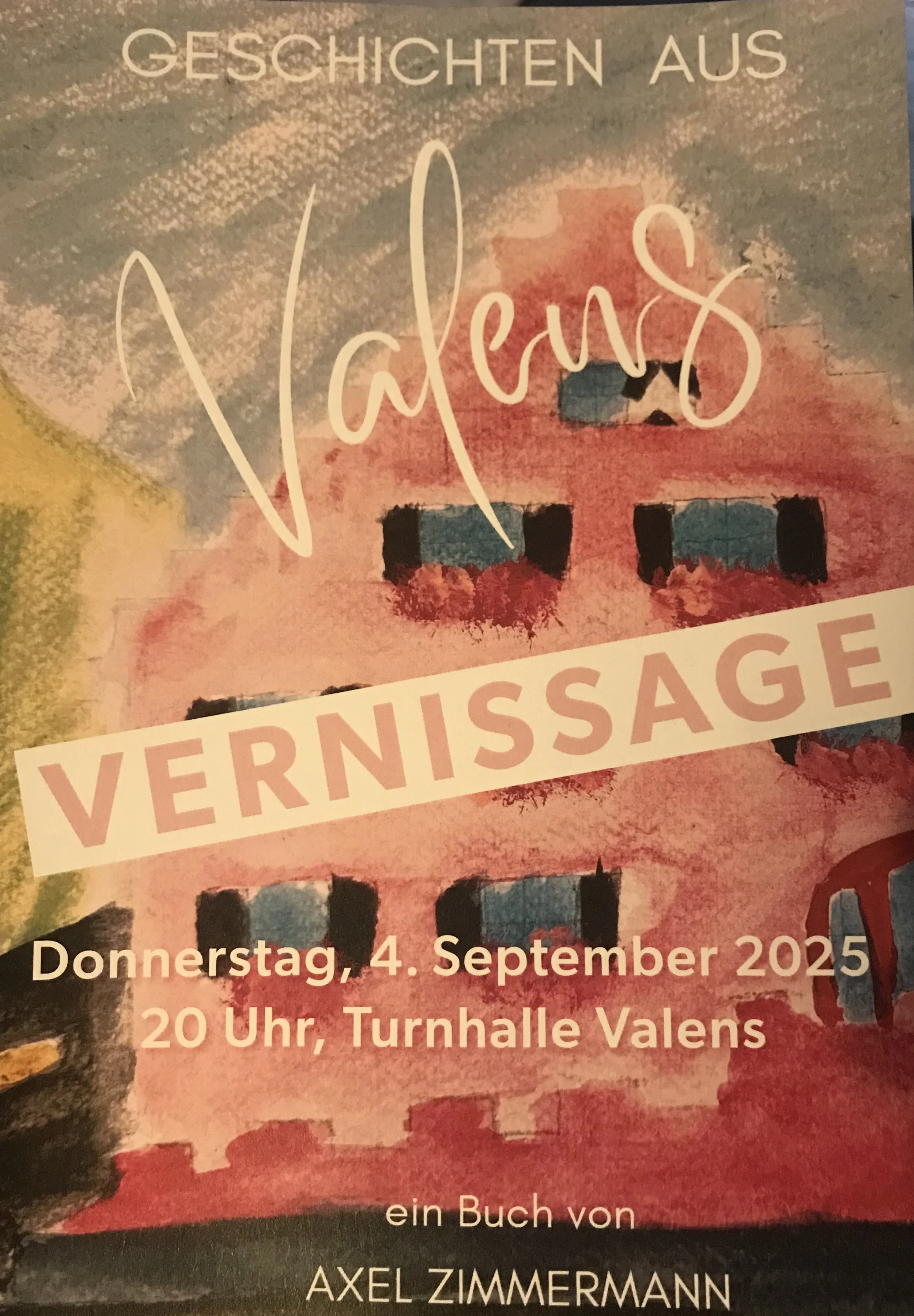 Buch-Vernissage: Geschichten aus Valens