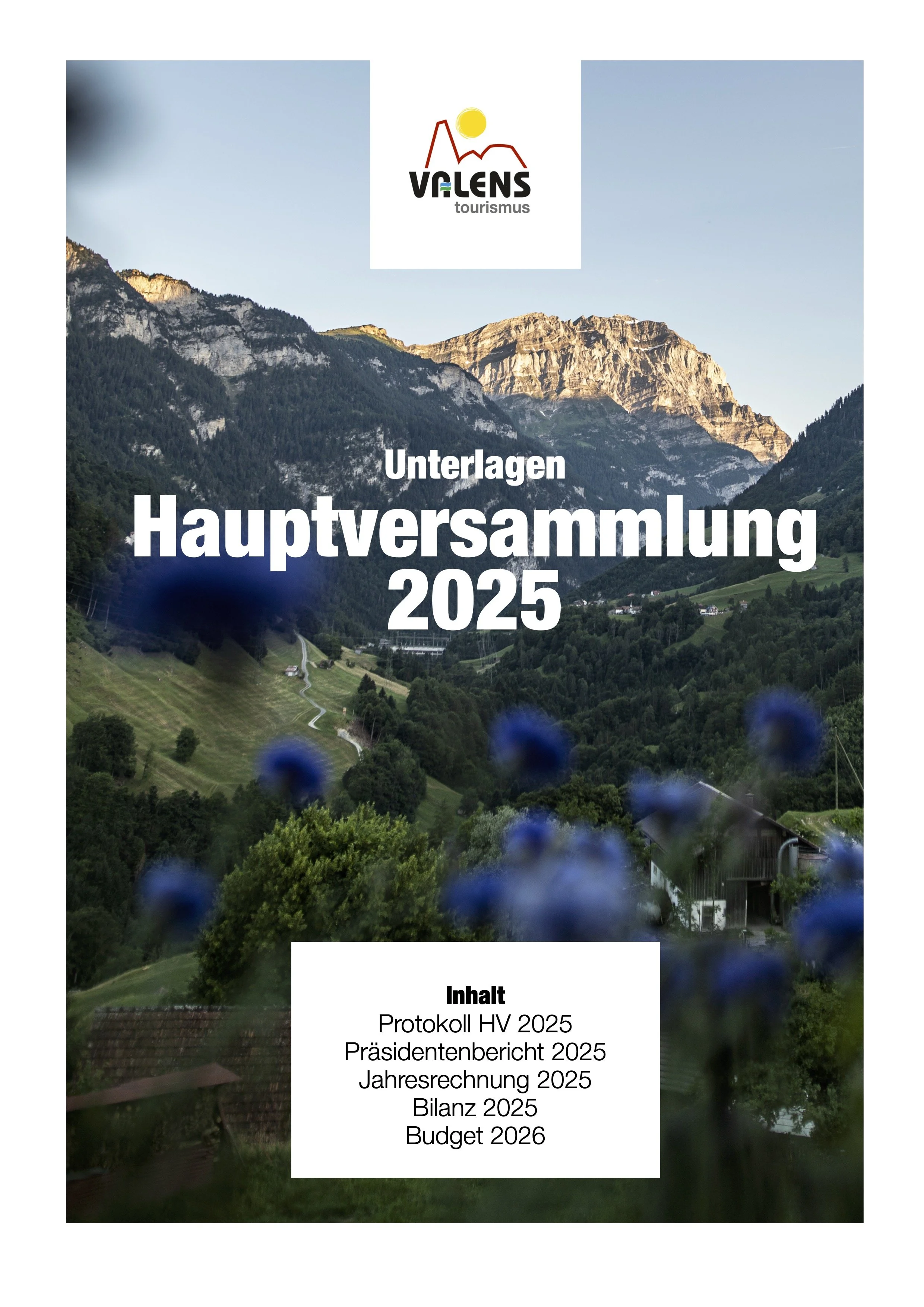Hauptversammlung Valens Tourismus