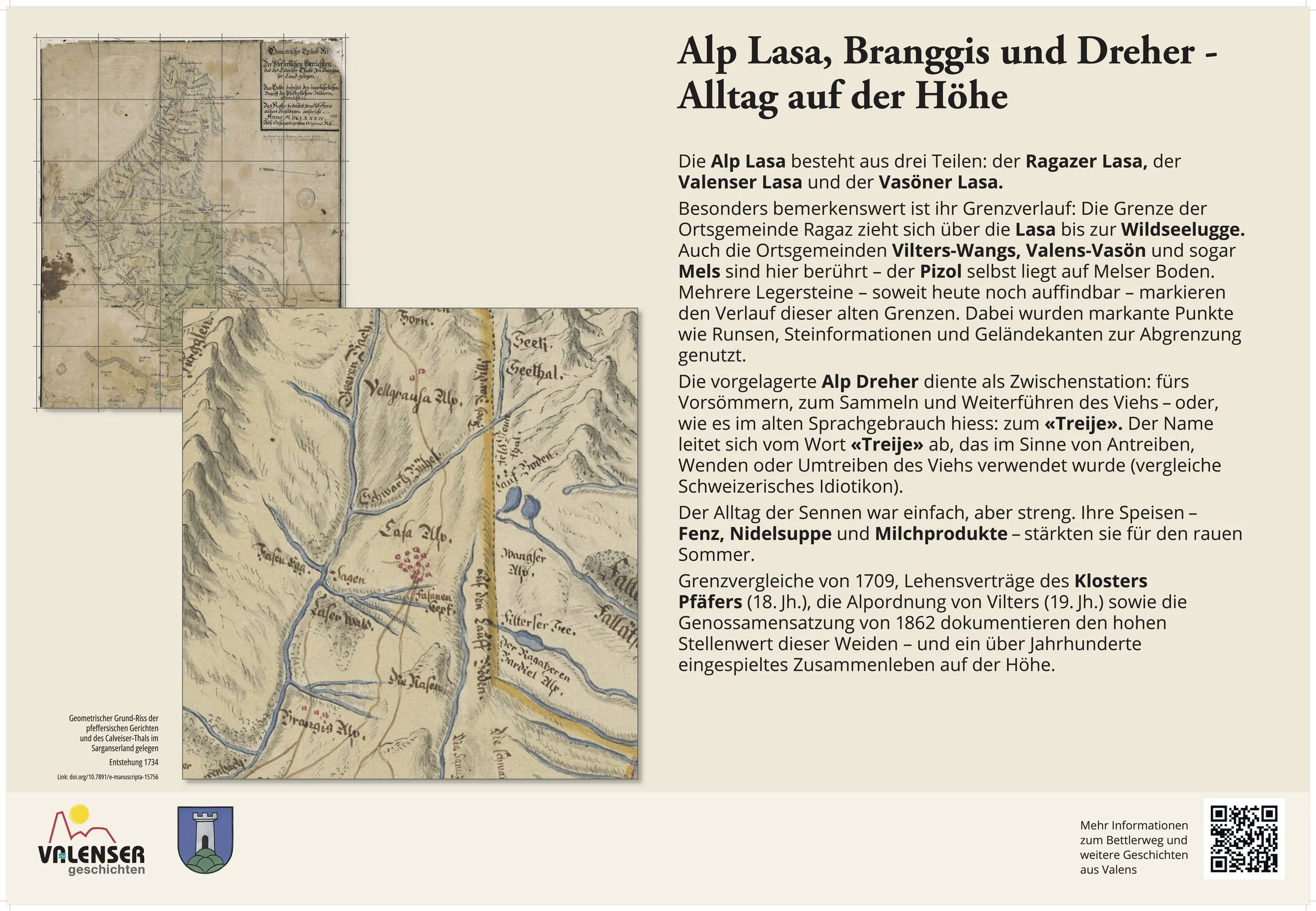 Alpen Lasa, Branggis und Dreher