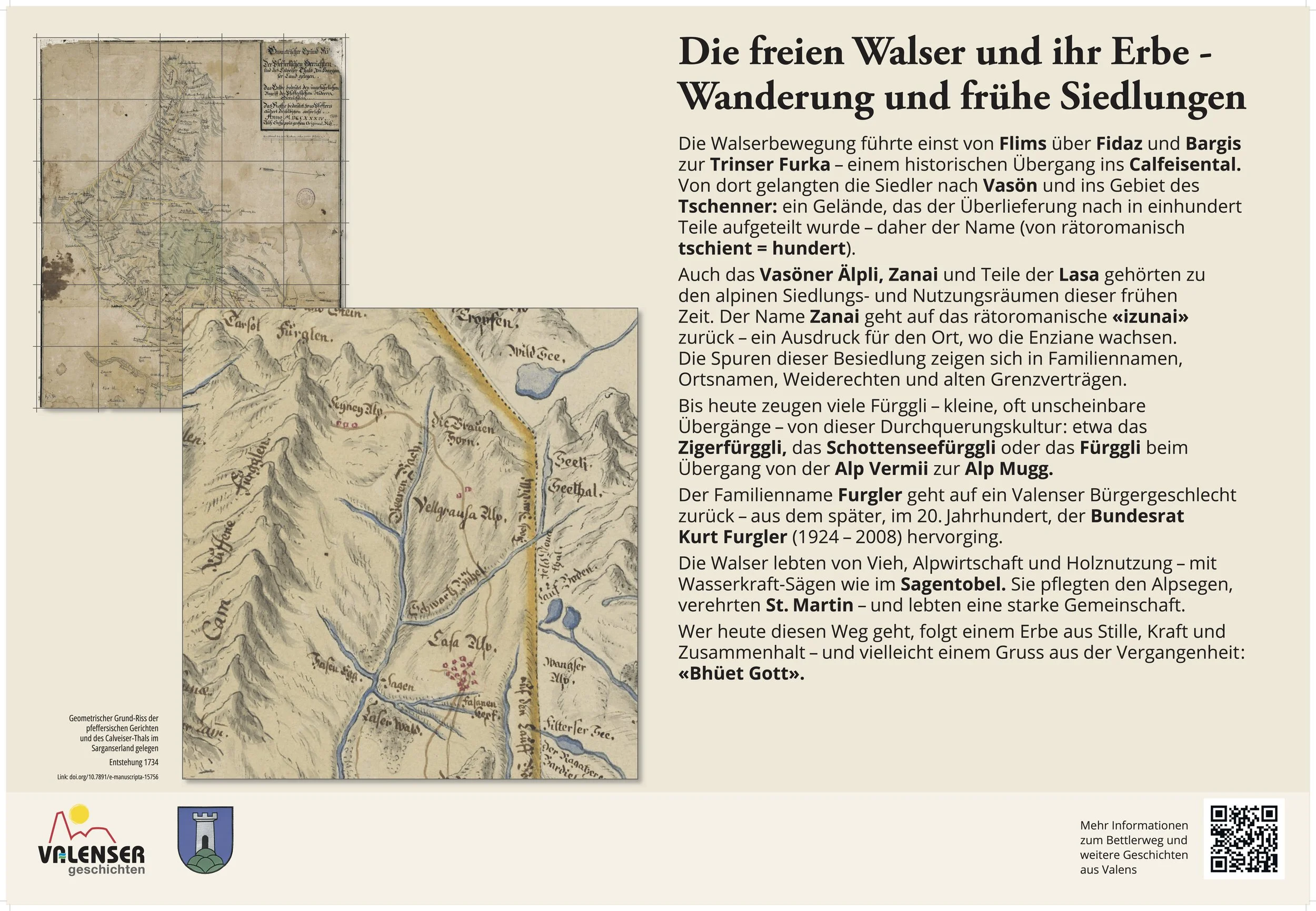 Tafel 4: Die Walser und ihr Erbe