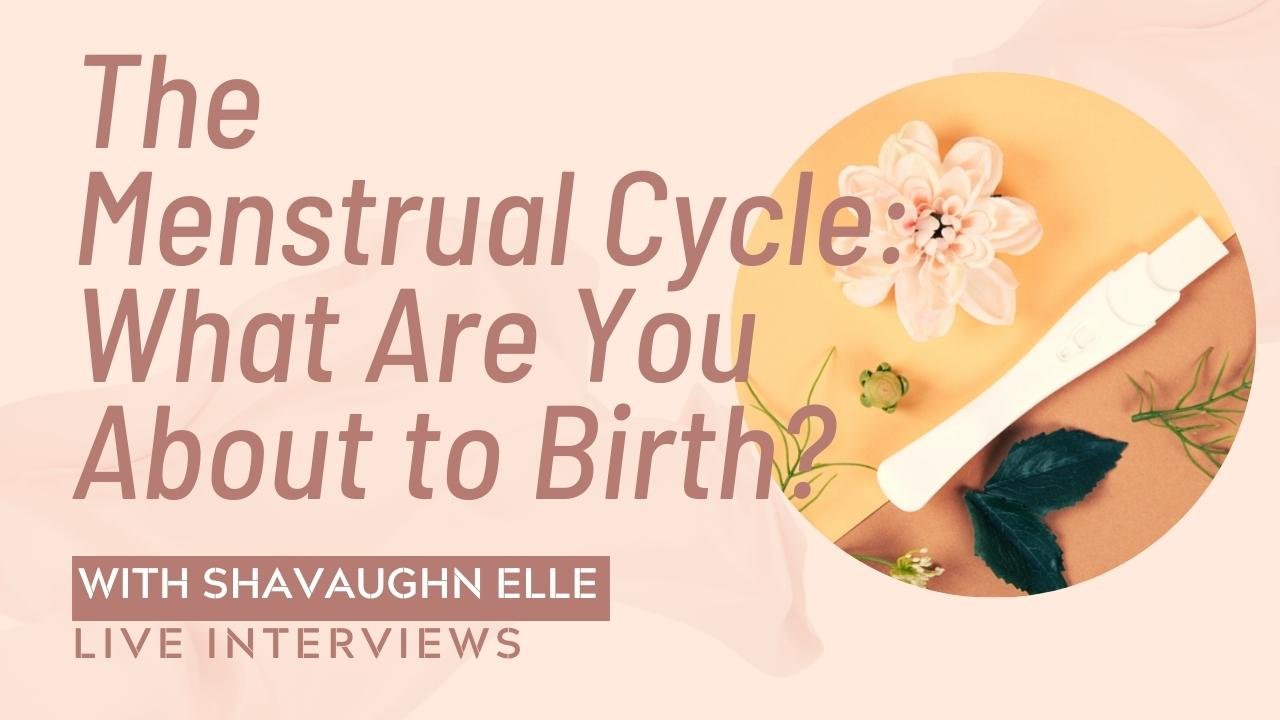 The Menstrual Cycle: What Are You About to Birth? / ShaVaughn Elle on My Sex Bio