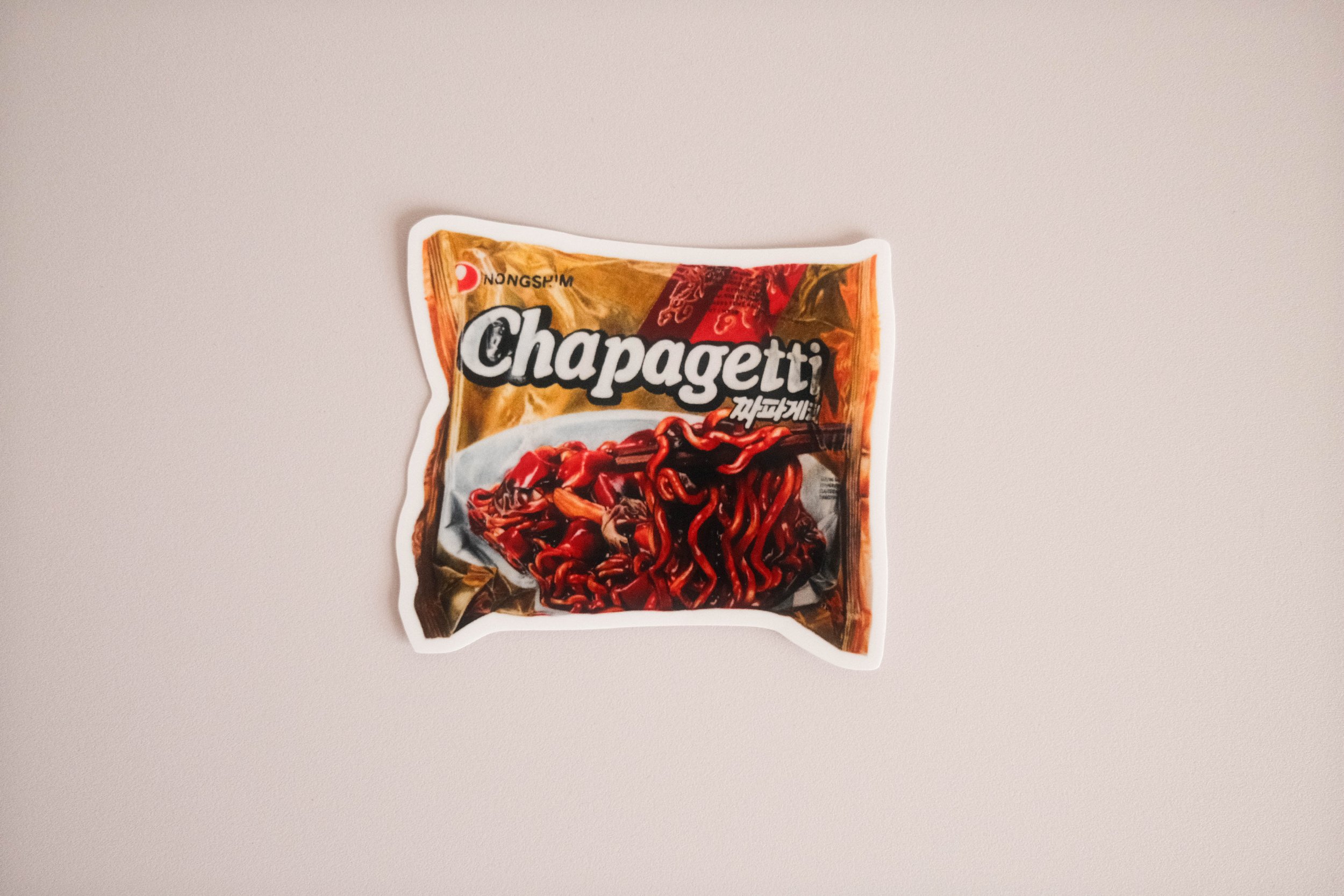 Chapagetti Instant Ramen Premium Sticker