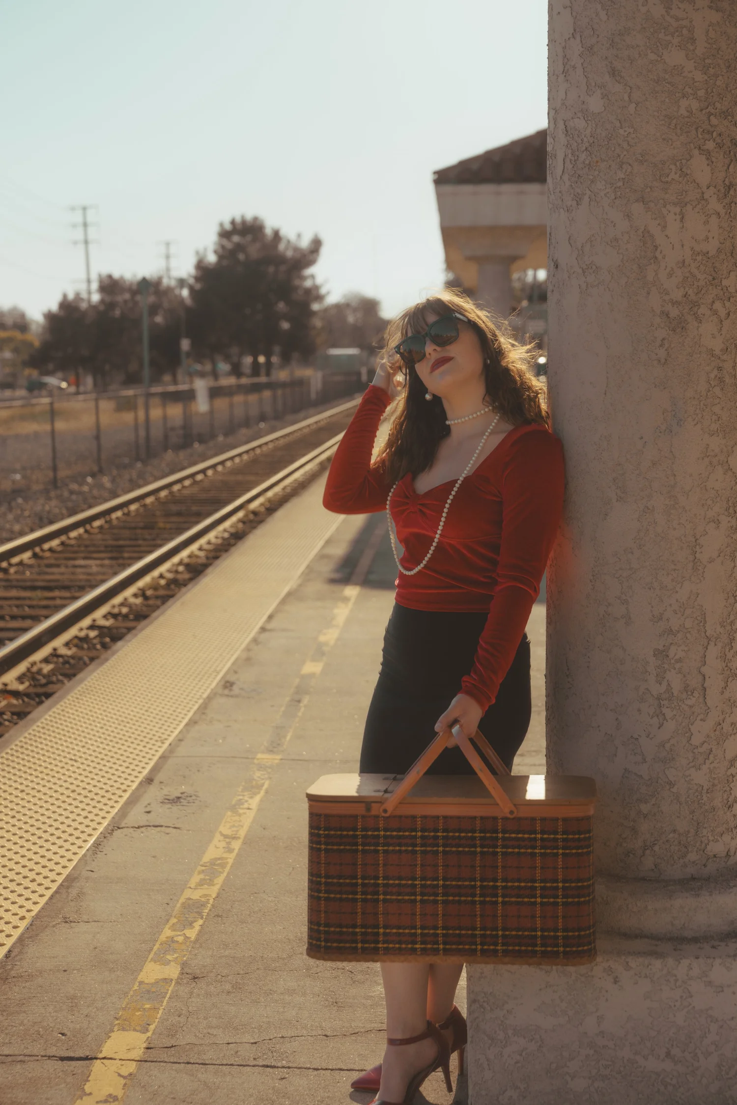 Styled retro photo shoot Southern California