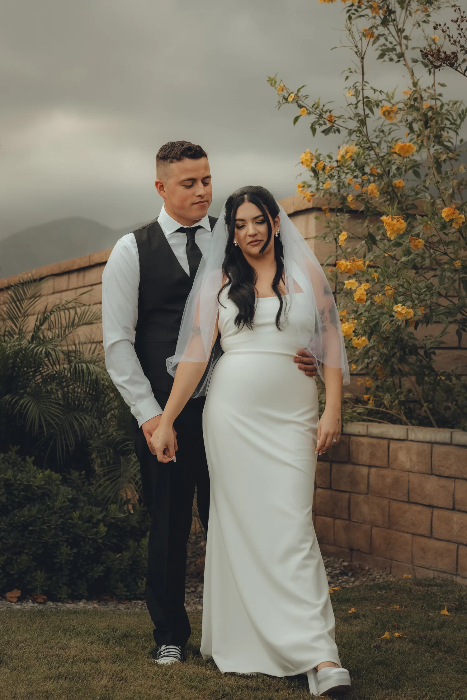 Intimate elopement ceremony photography Southern California