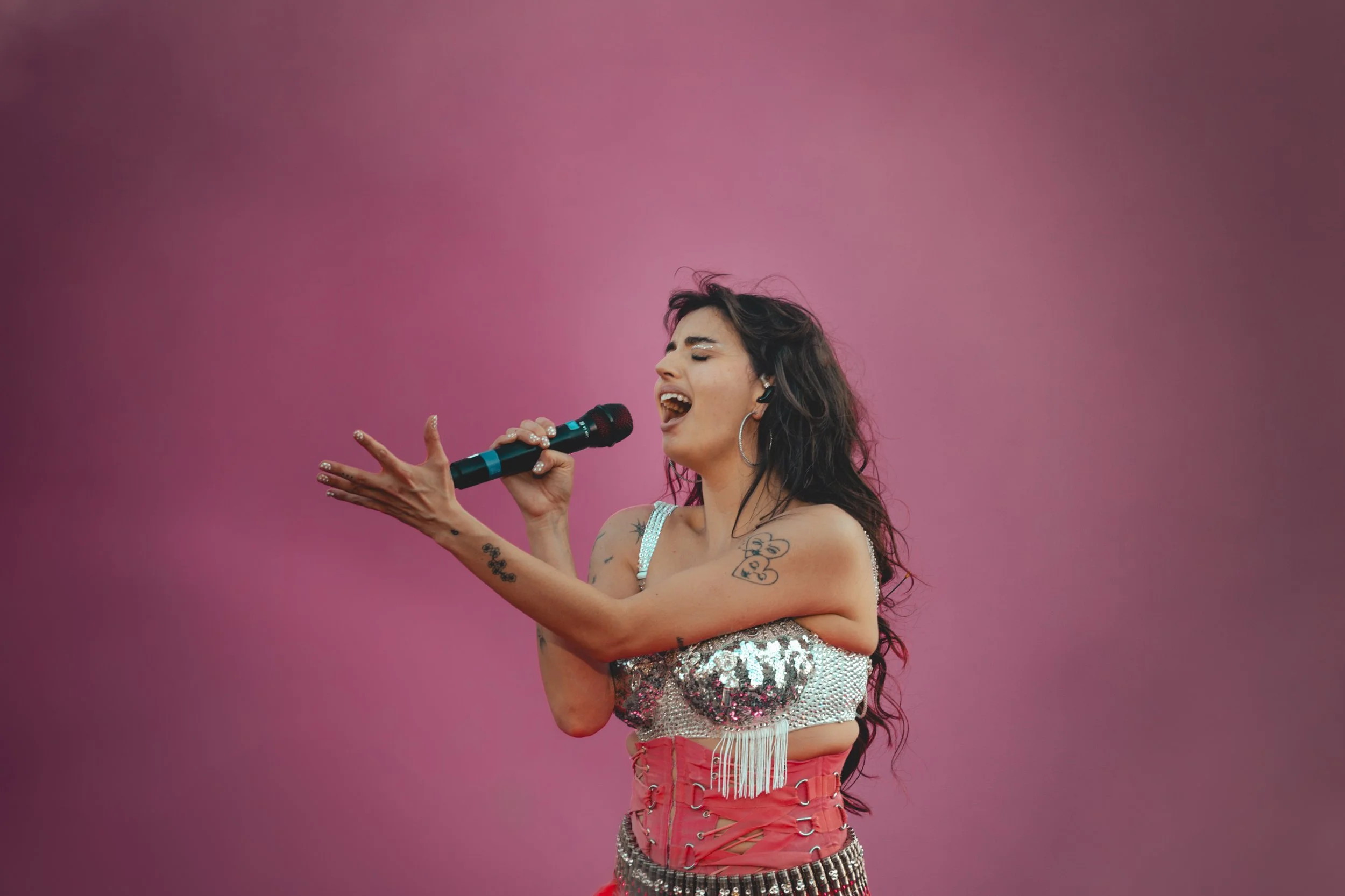 Pop concert photography