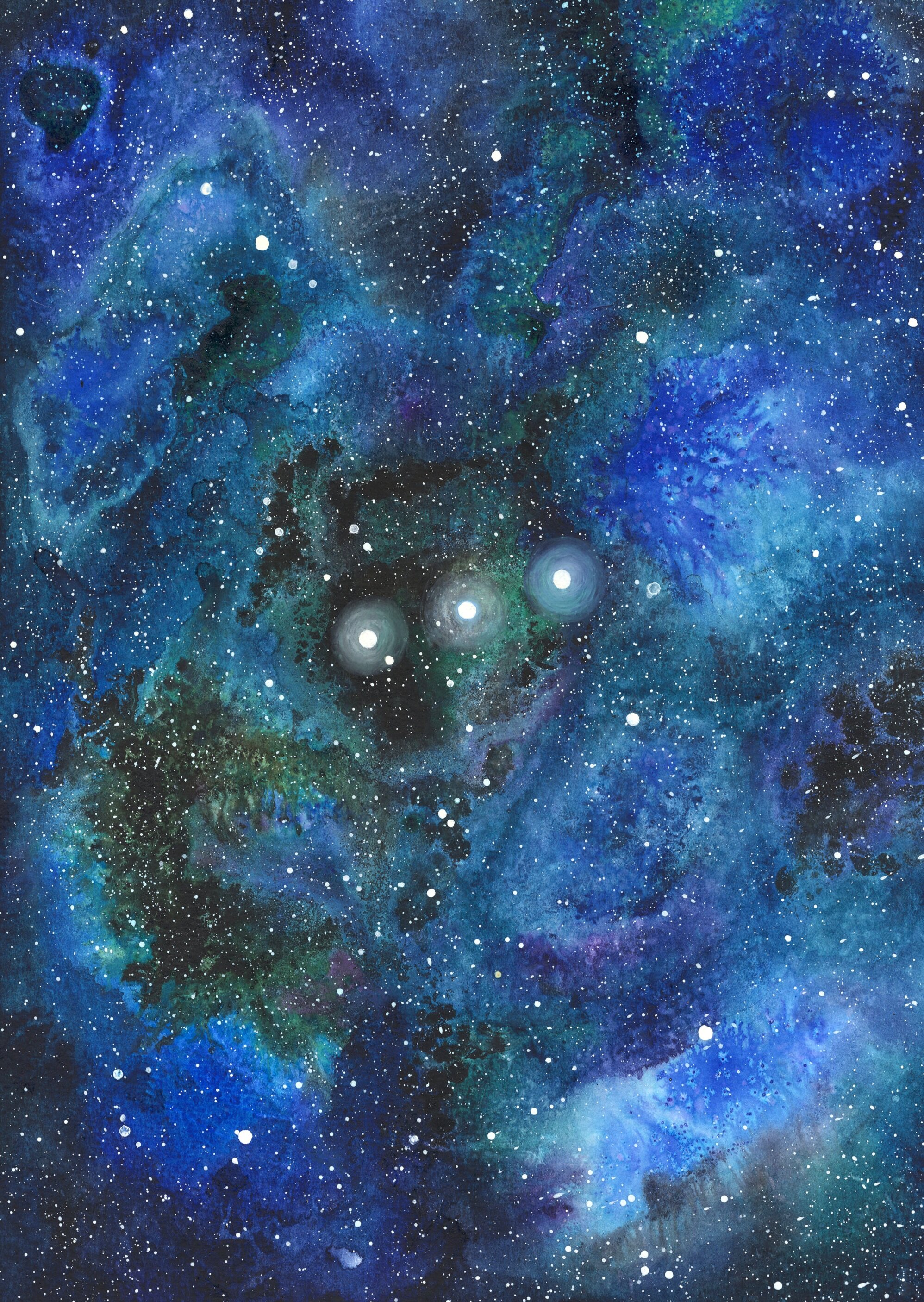 Painting Watercolour Galaxies — Abi Eleri
