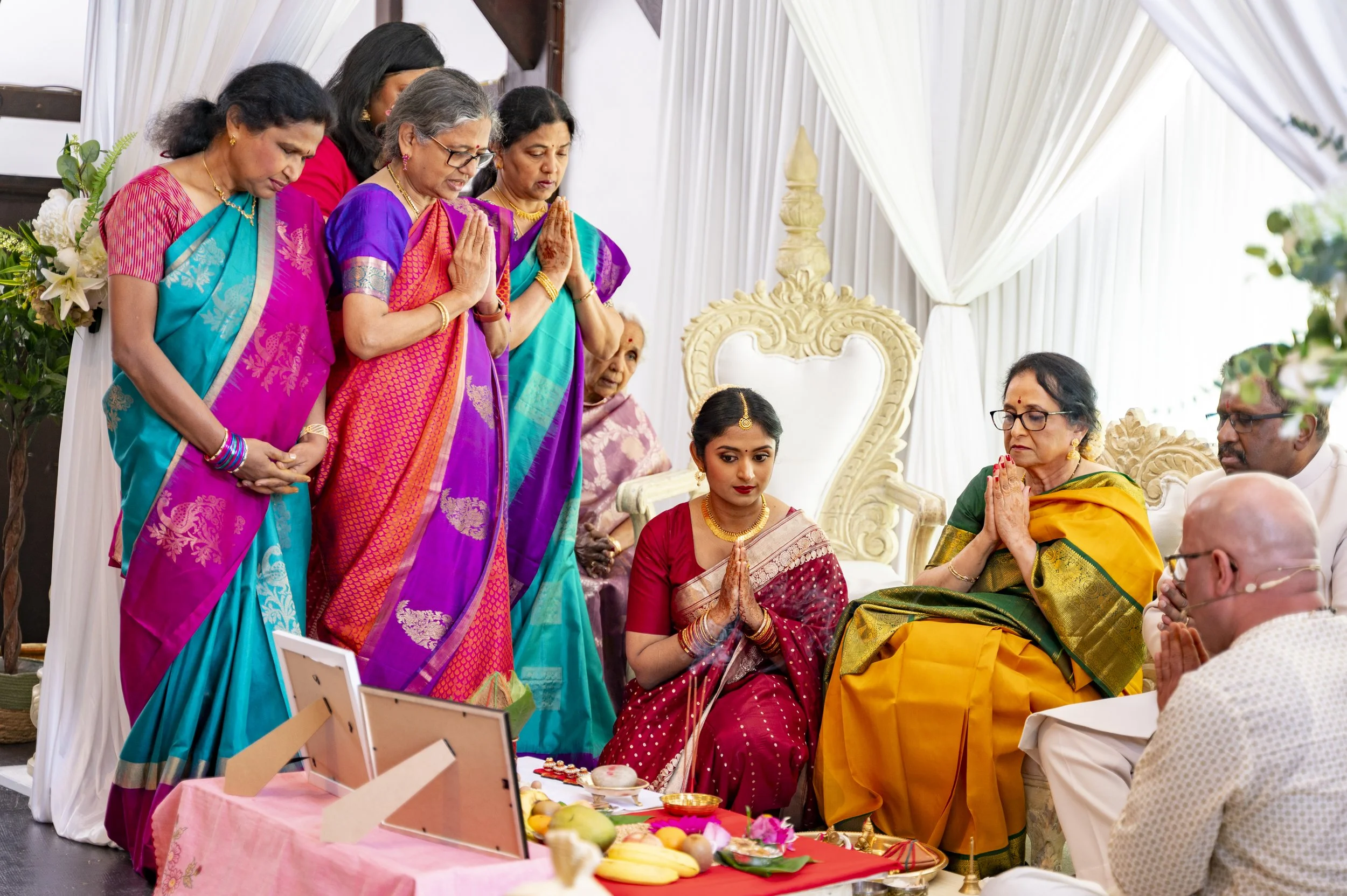 A Beautiful Indian Wedding Celebration at The Barn, Didcot, Oxfordshire.
