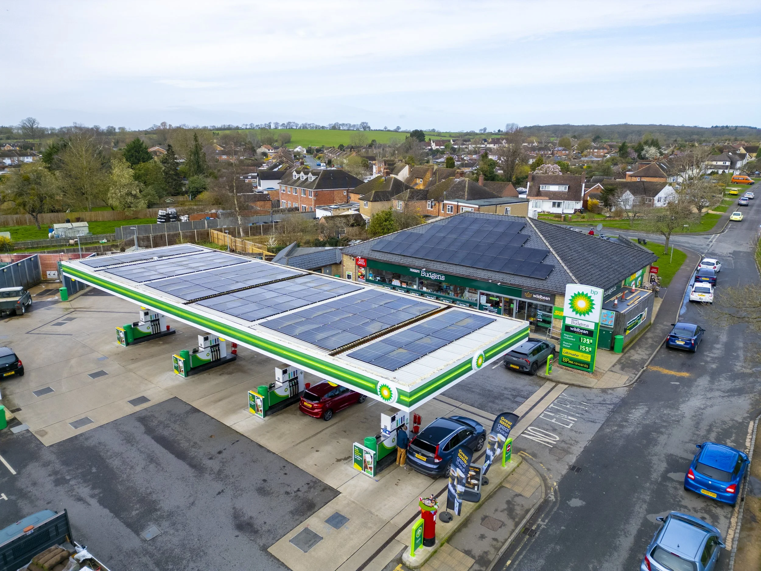 Oxfordshire Corporate Photographer Darren Weston image of the new BP WILDBEAN CAFE BRANDING