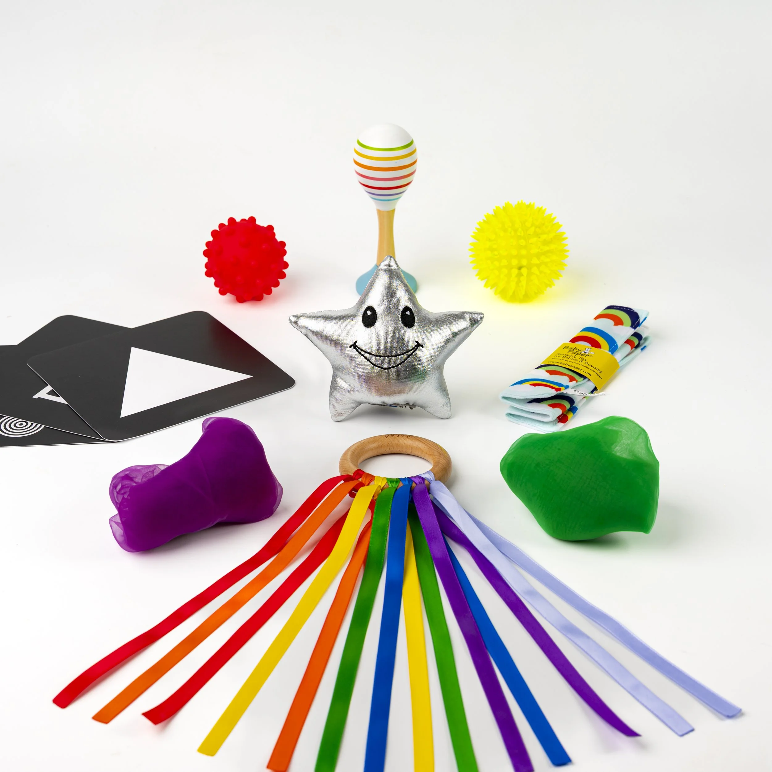 Colourful Children's play sensory toys 
