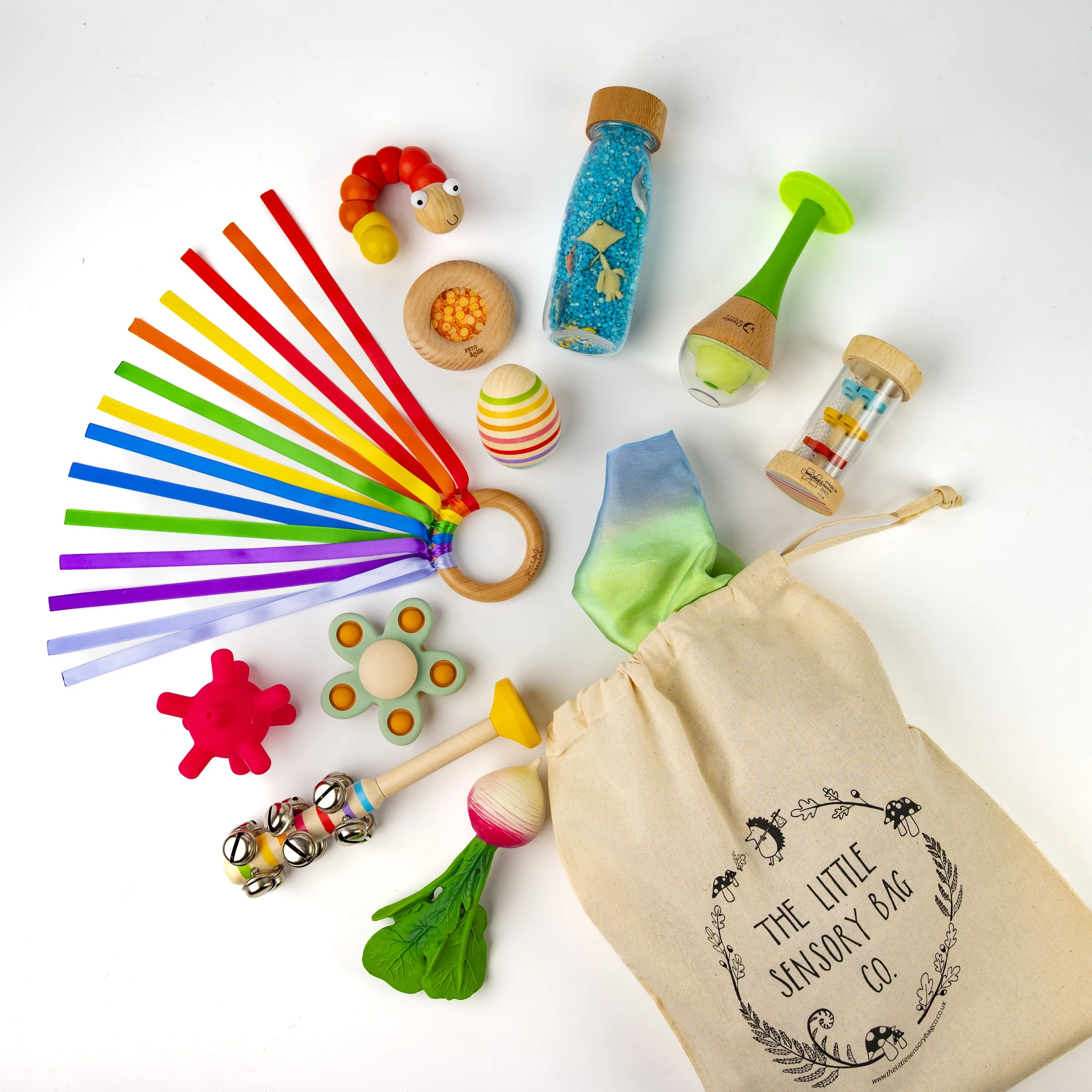 Colourful Childrens play sensory toys 