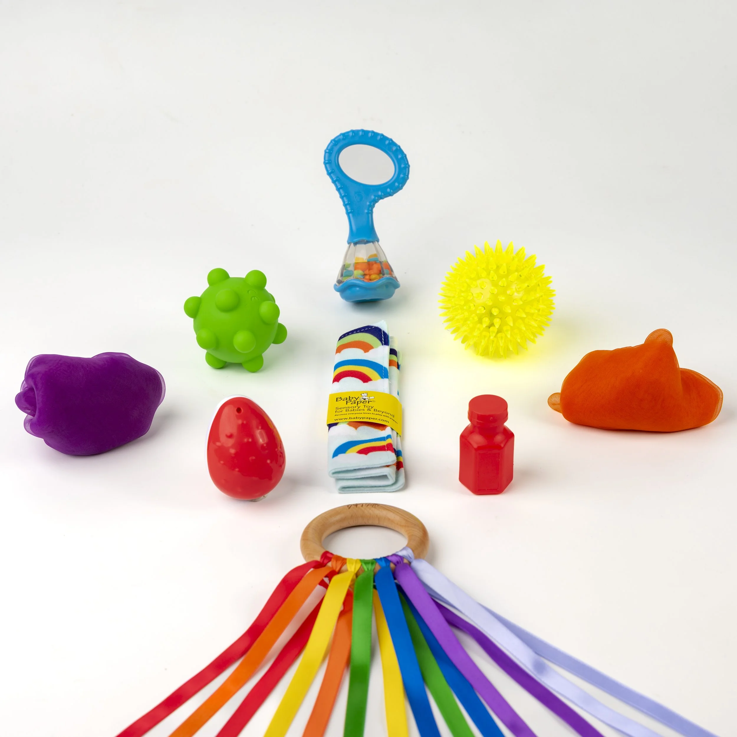 Colourful Childrens play sensory toys 