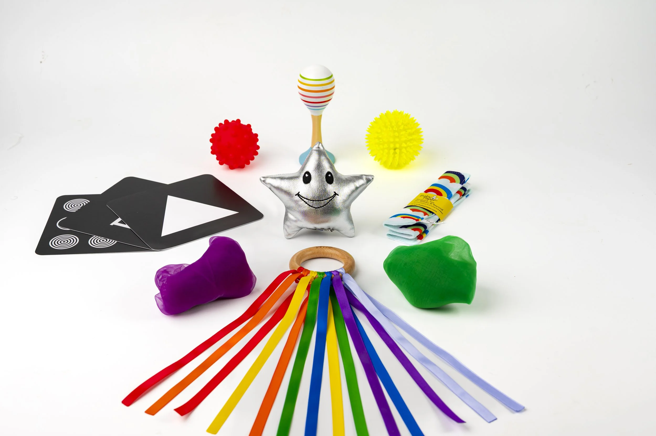 Colourful Childrens play sensory toys 