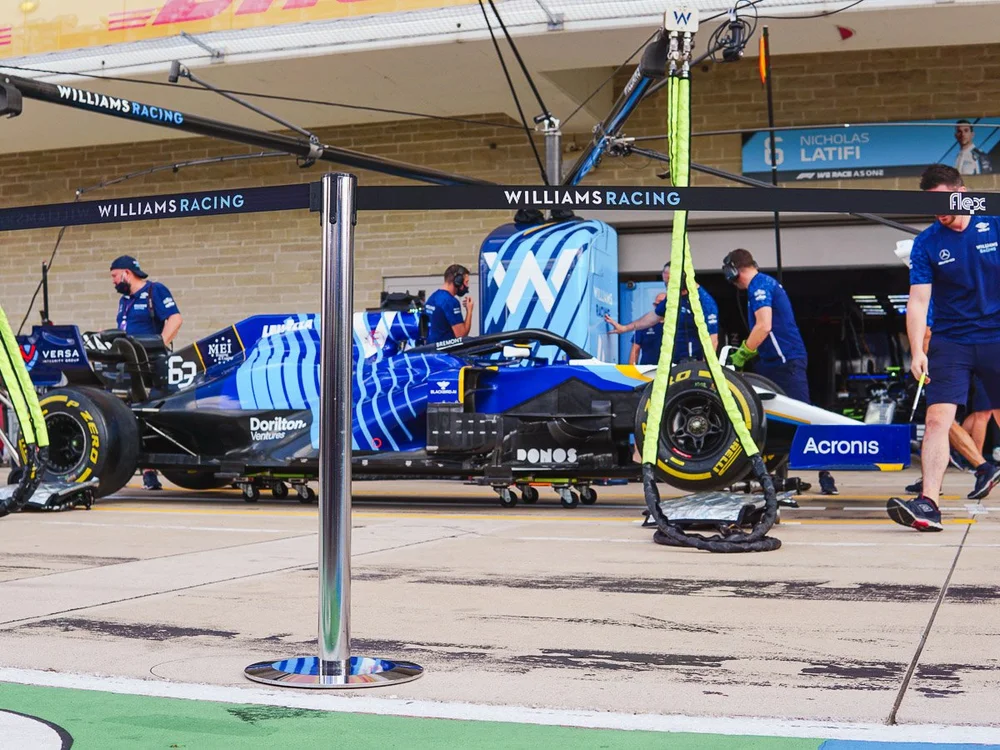 George Russell's Williams F1 Car at COTA