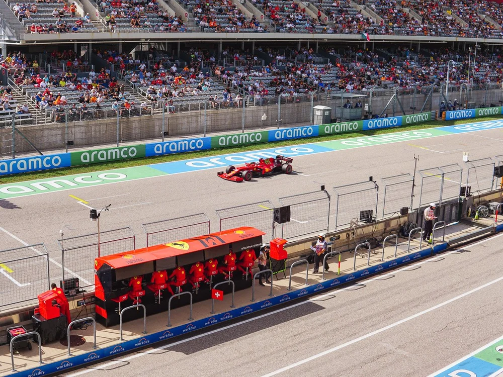 Charles Leclerc Qualifying at COTA