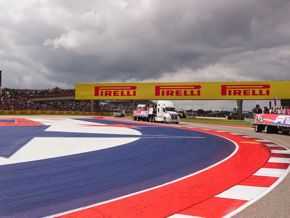 Fleet of Trucks for the F1 Track Tour