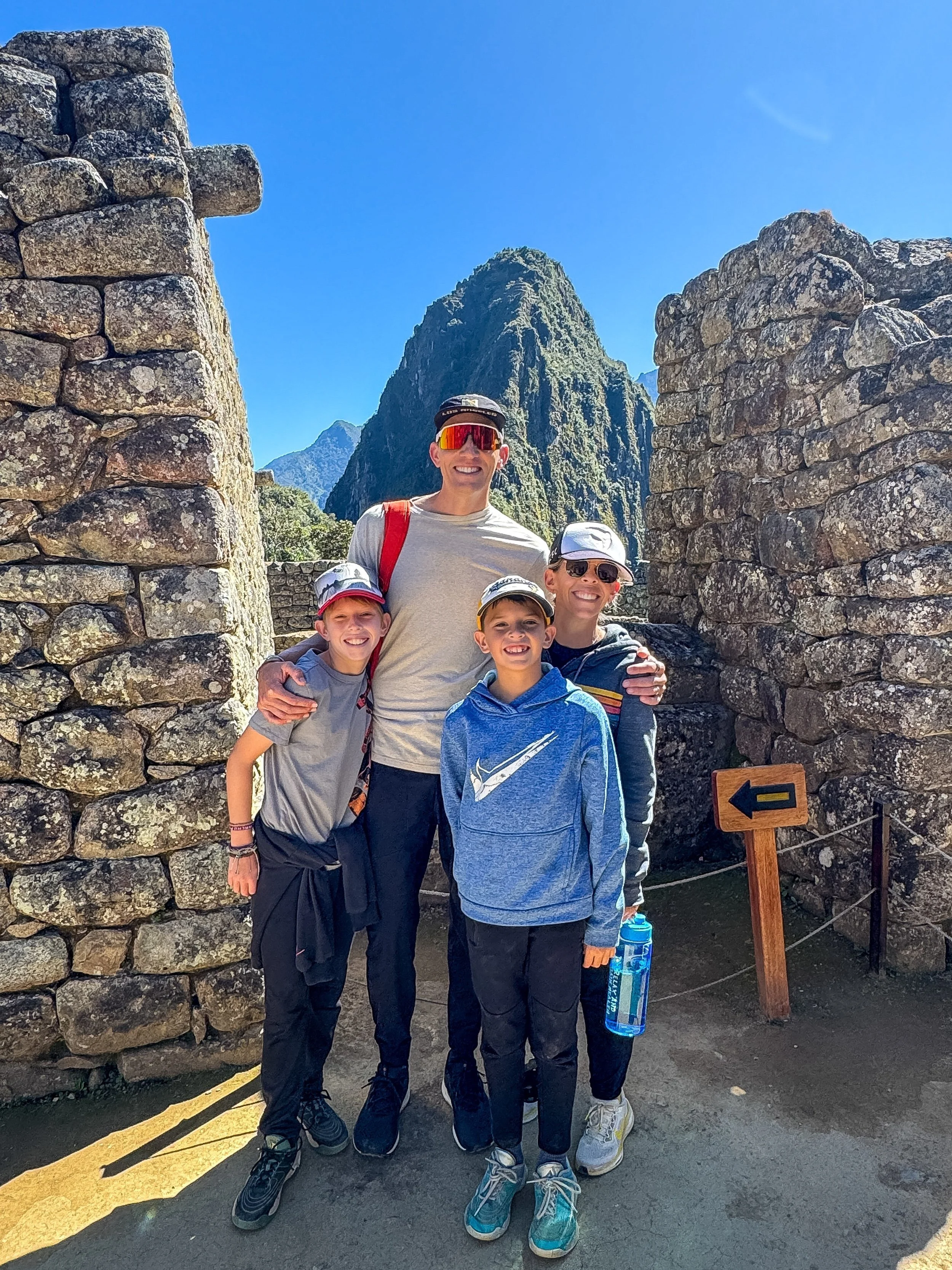 Roegner Family at Machu Picchu