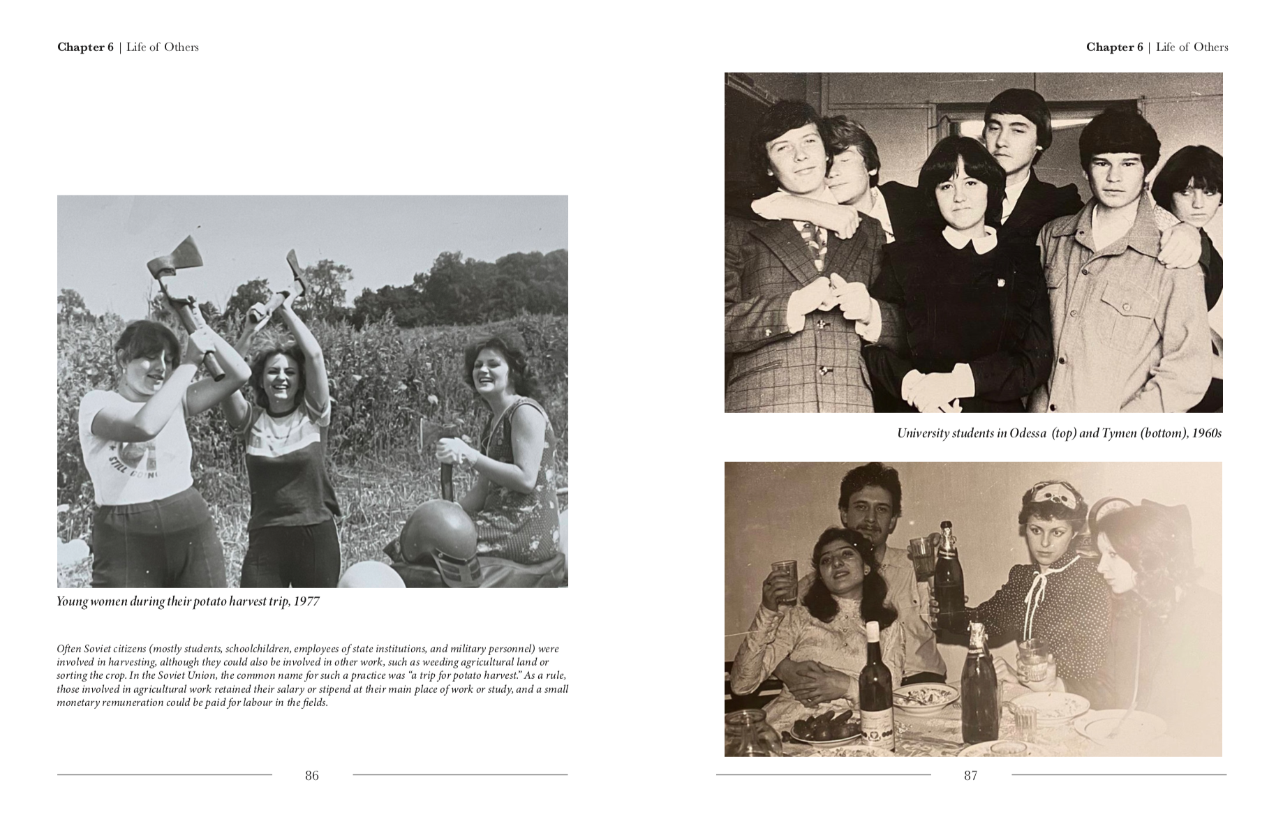 Fashioned in Red, photo chapter "The Lives of Others"