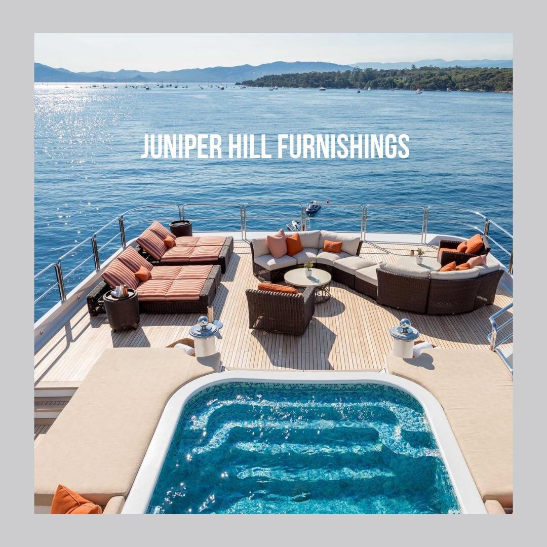 Here&rsquo;s a little sneak peak of some warmer weather&mdash;check out our amazing yacht furnishings! From homes and unique spaces to boats and everything in-between, we&rsquo;ve got your d&eacute;cor covered. 🔥
.
.
.
#interiordesign #design #inter