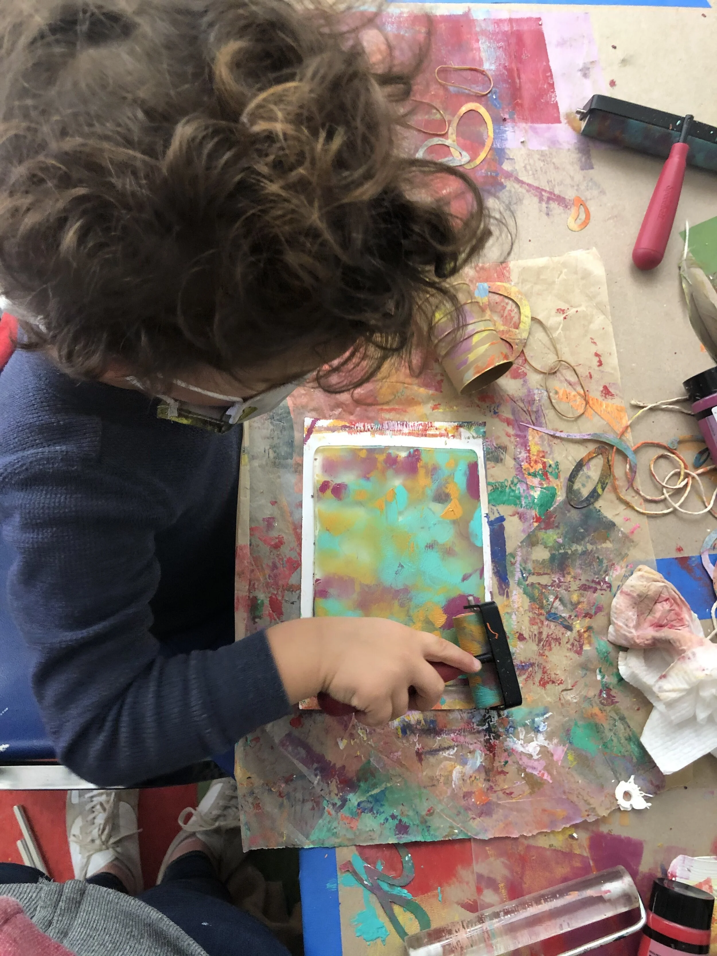 Printmaking with Maestra Chiara Calci