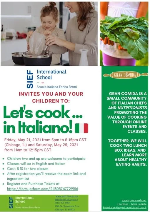 International Cooking & Nutrition online with Gran Comida