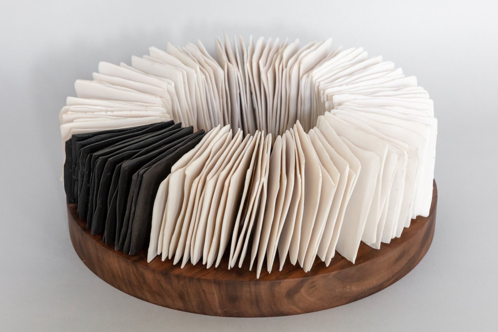 Up to the Edge, 12" dia x 4" h