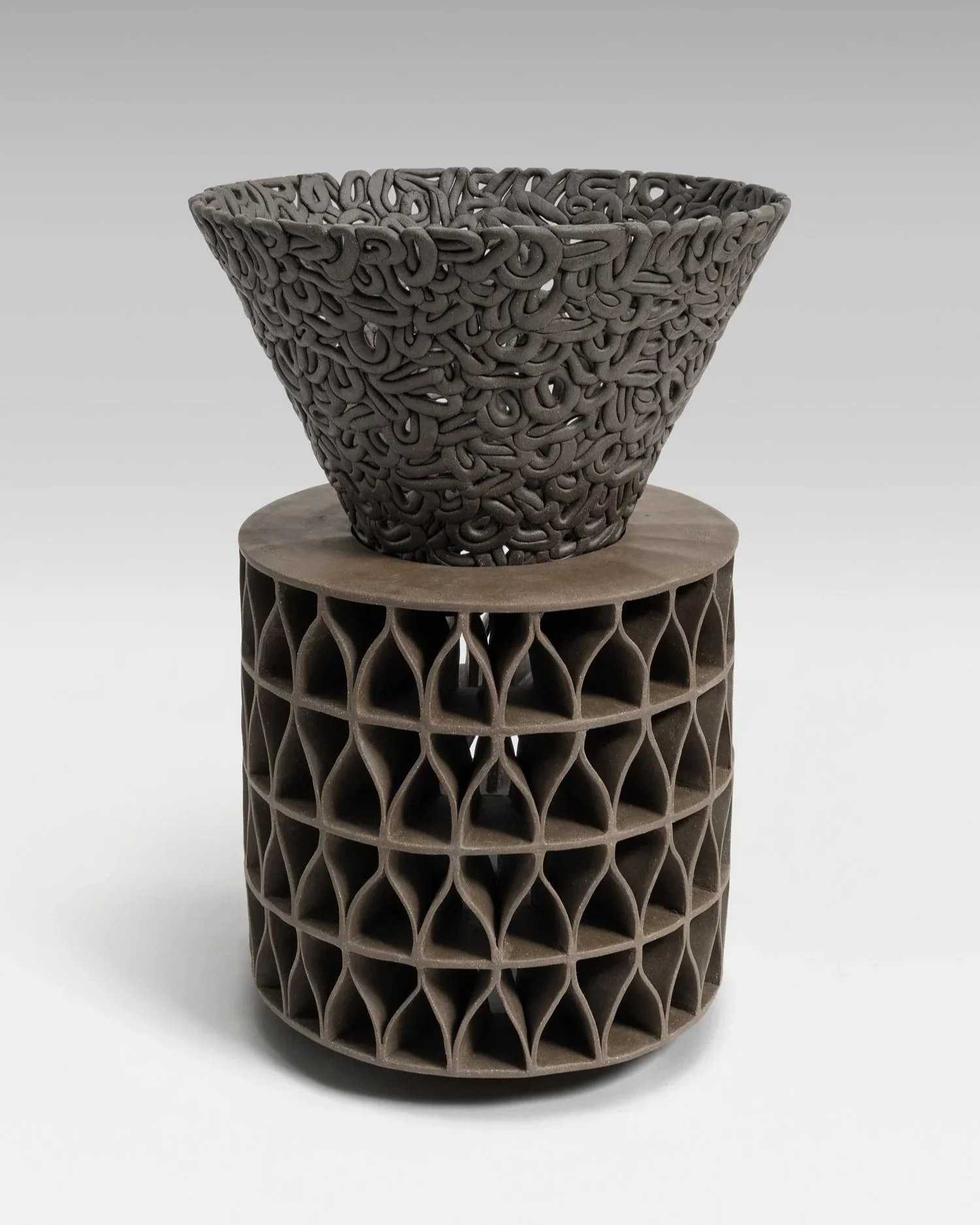 Untitled, 15" h x 11" dia