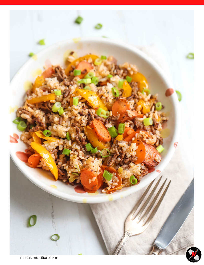 Beef &amp; Veggie Rice