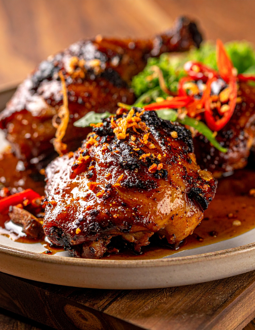 Crockpot BBQ Chicken Thighs