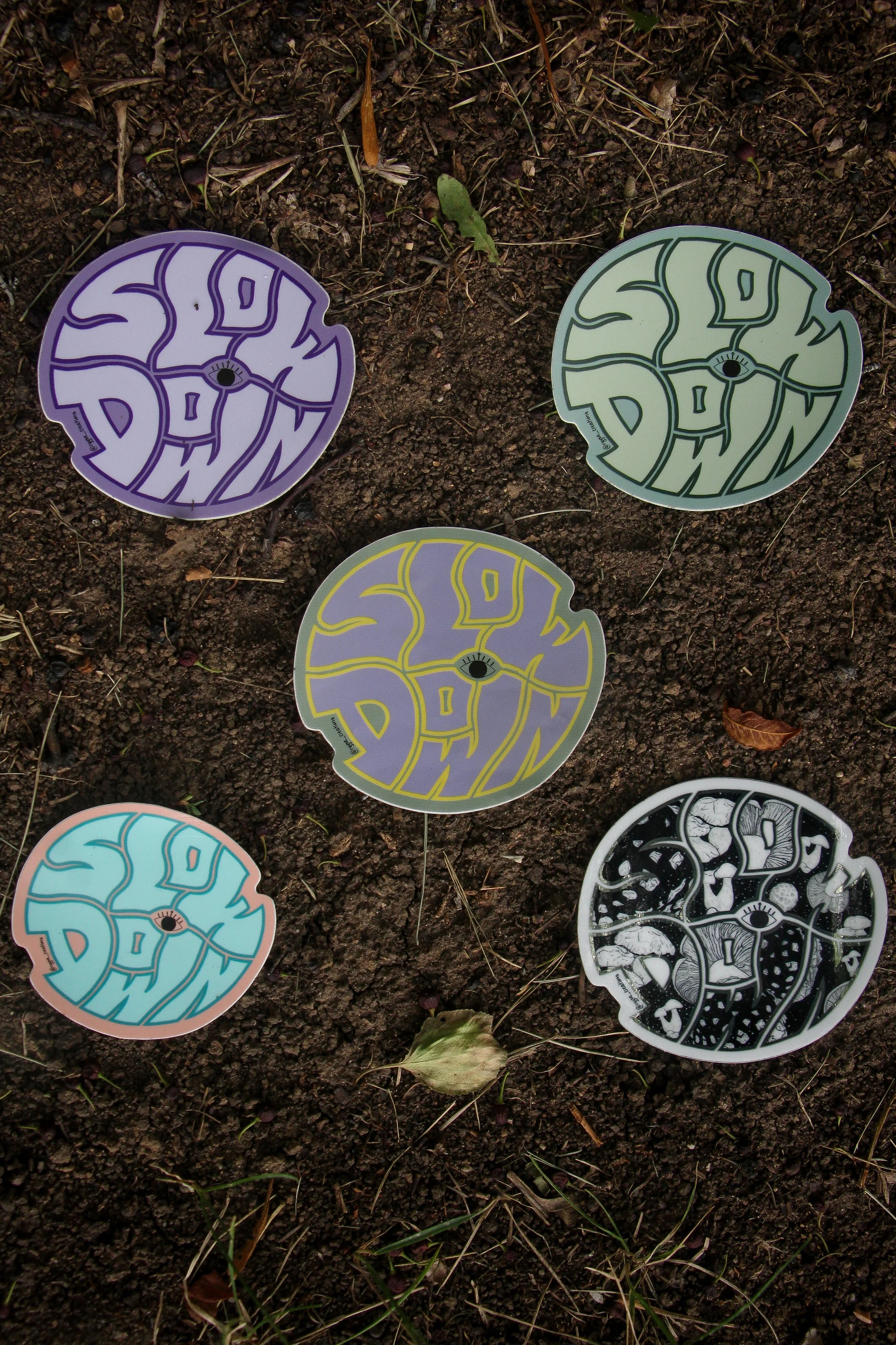 Slow Down Sticker Pack