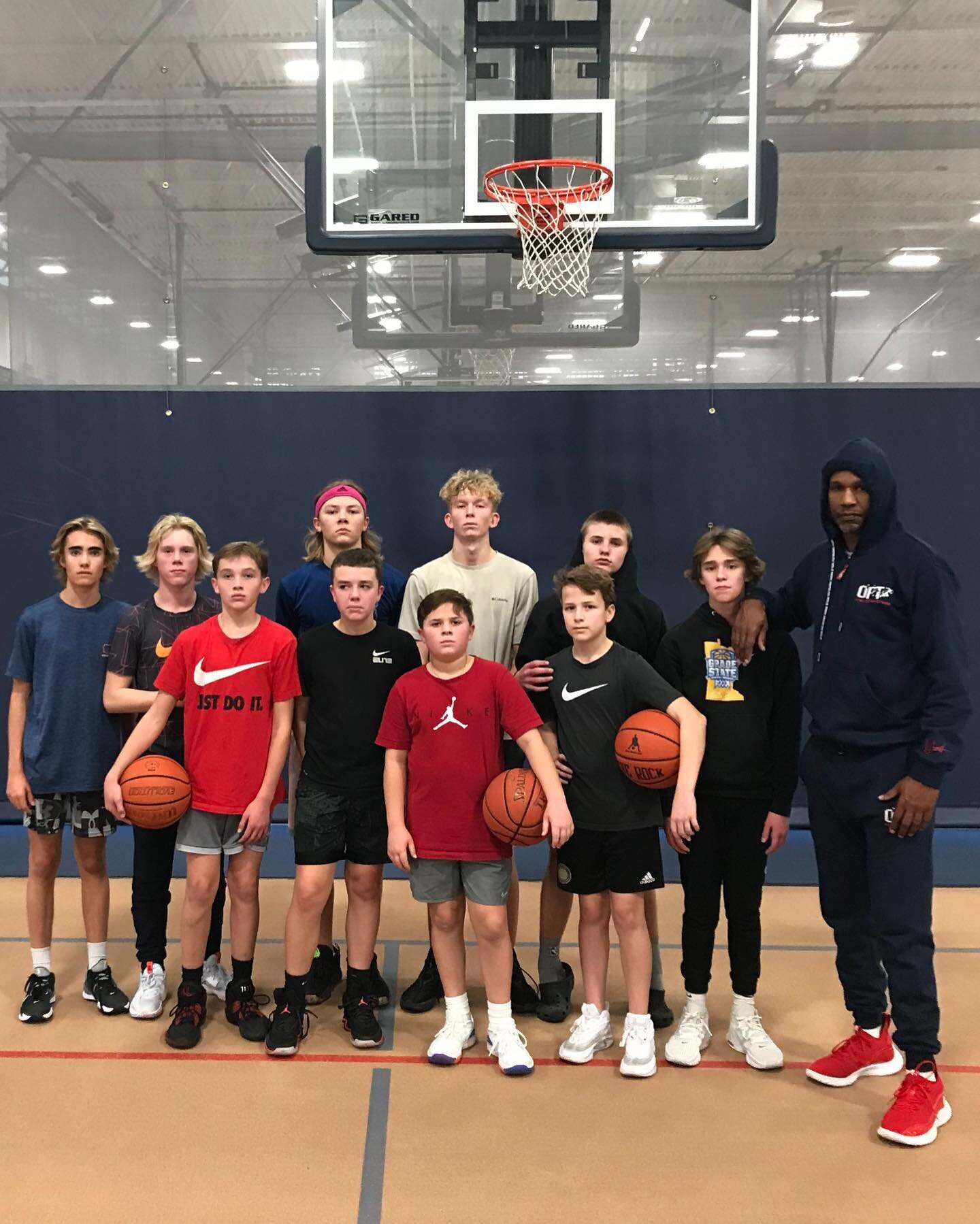 Another 90 min Team Training Session w/ Orono 8th grade Red B Traveling Basketball Team. This team works extremely hard in getting better. Very respectful and intelligent squad. #pro #opt #optimal #optimalprotraining #hardwork #nextlevel