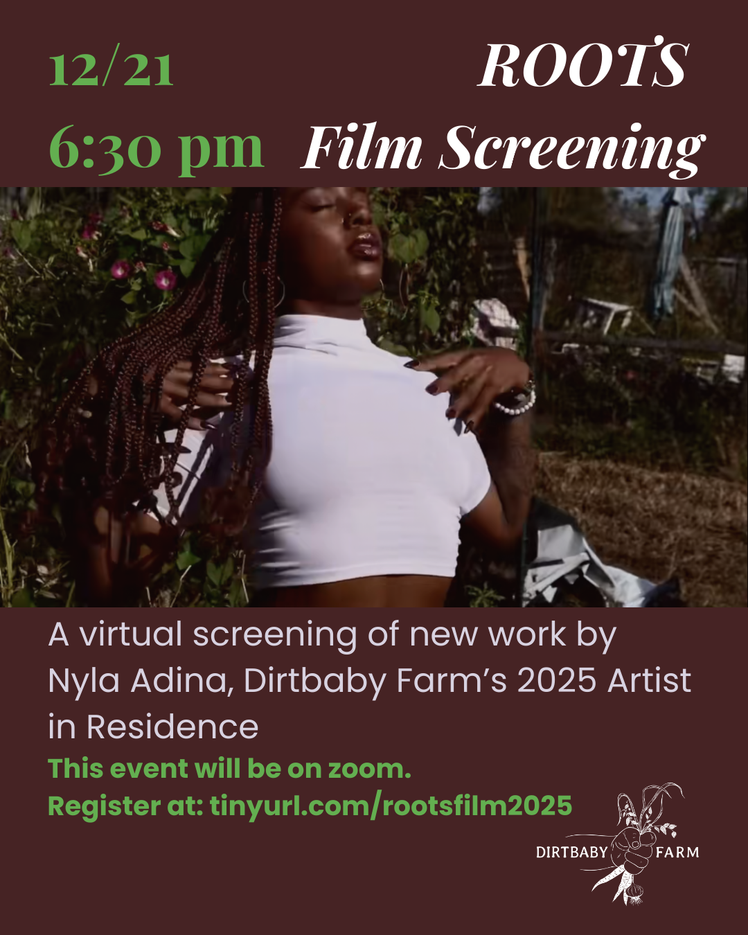 Roots Film Screening (Virtual)