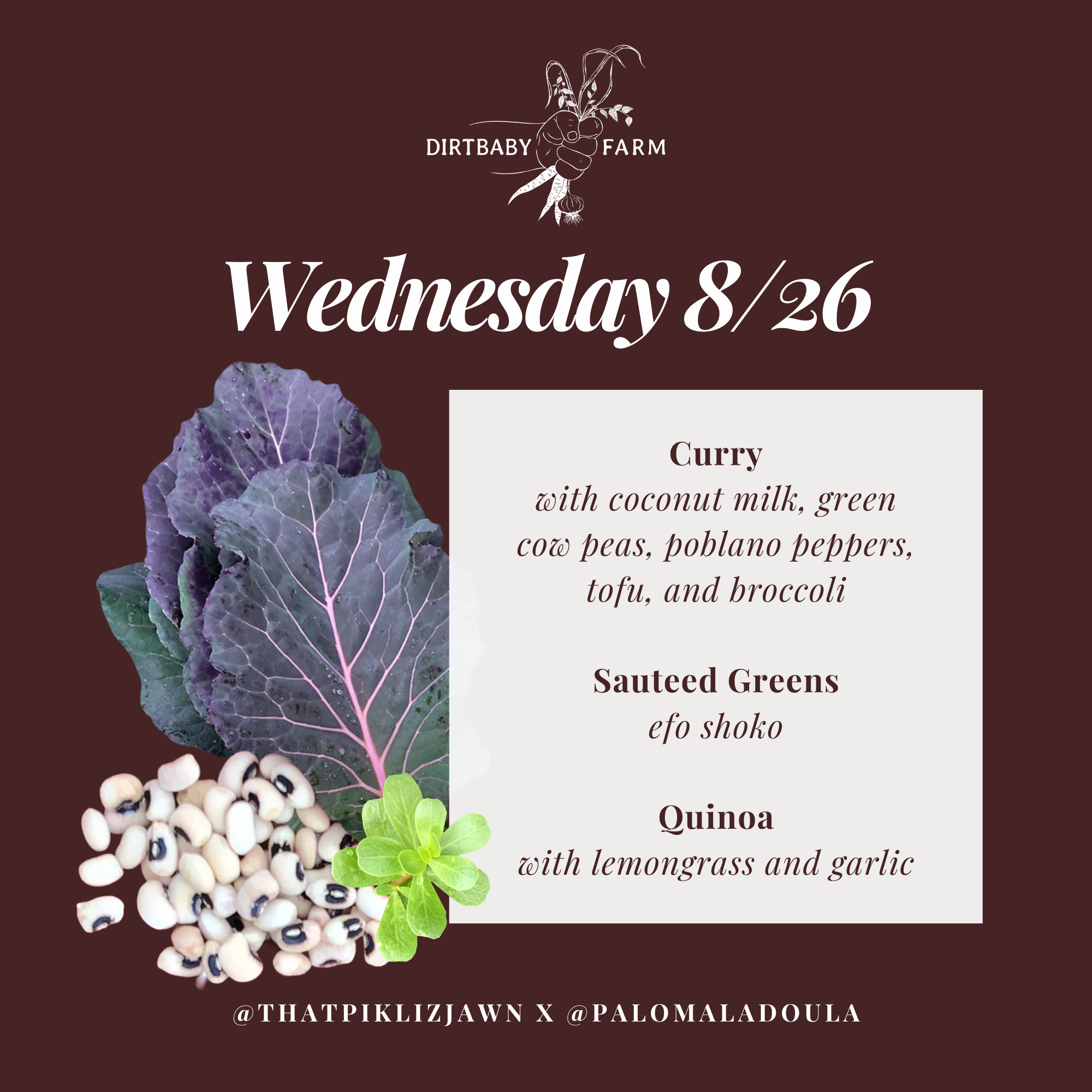2026 Menu # 8