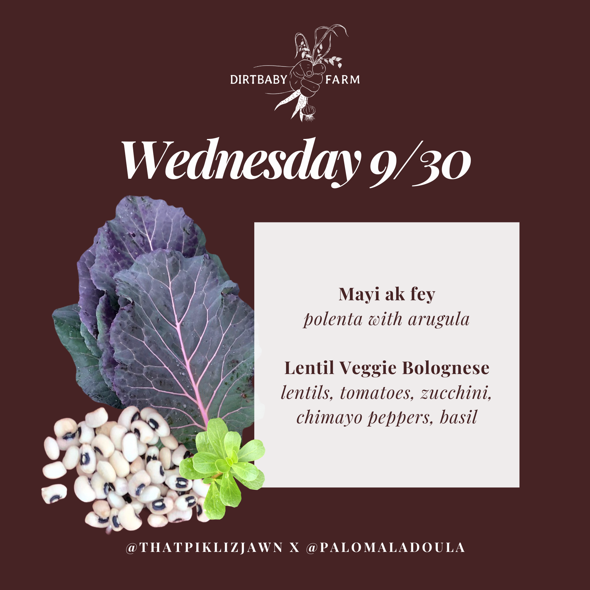 2026 Menu # 12