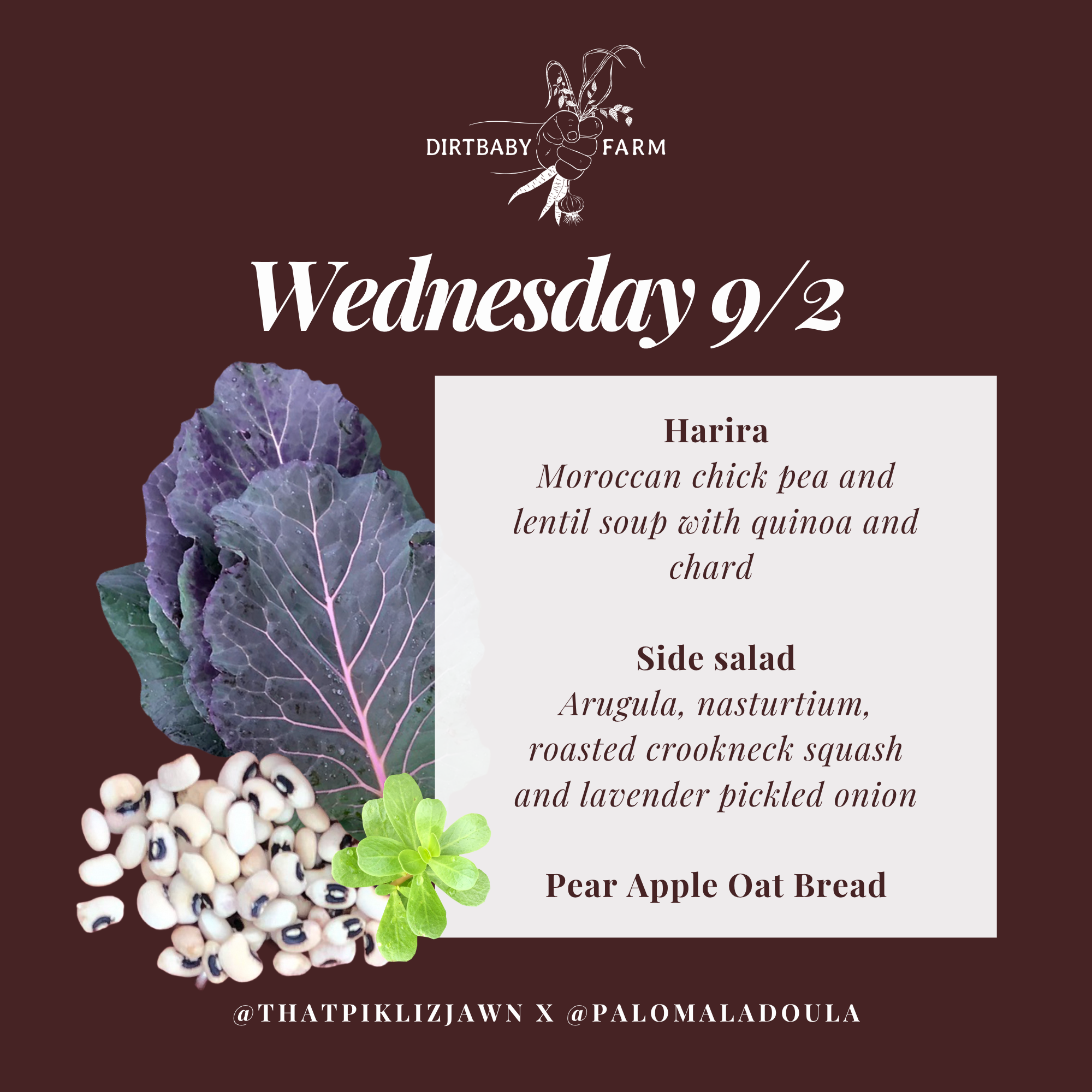 2026 Menu # 9