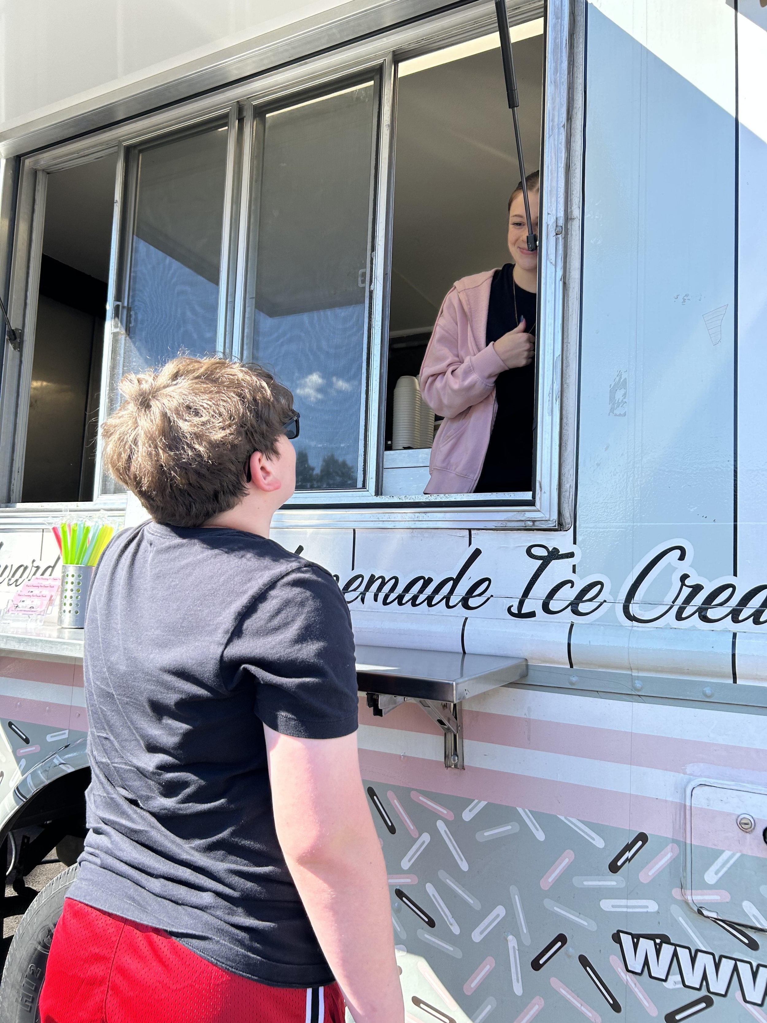 Everyone out enjoying a beautiful October day at the CBNS Ice Cream Social 