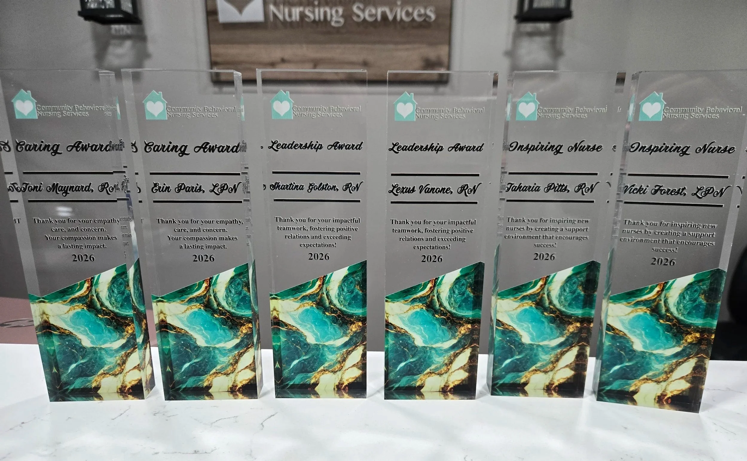 Awards that are given during Nurses Week at CBNS