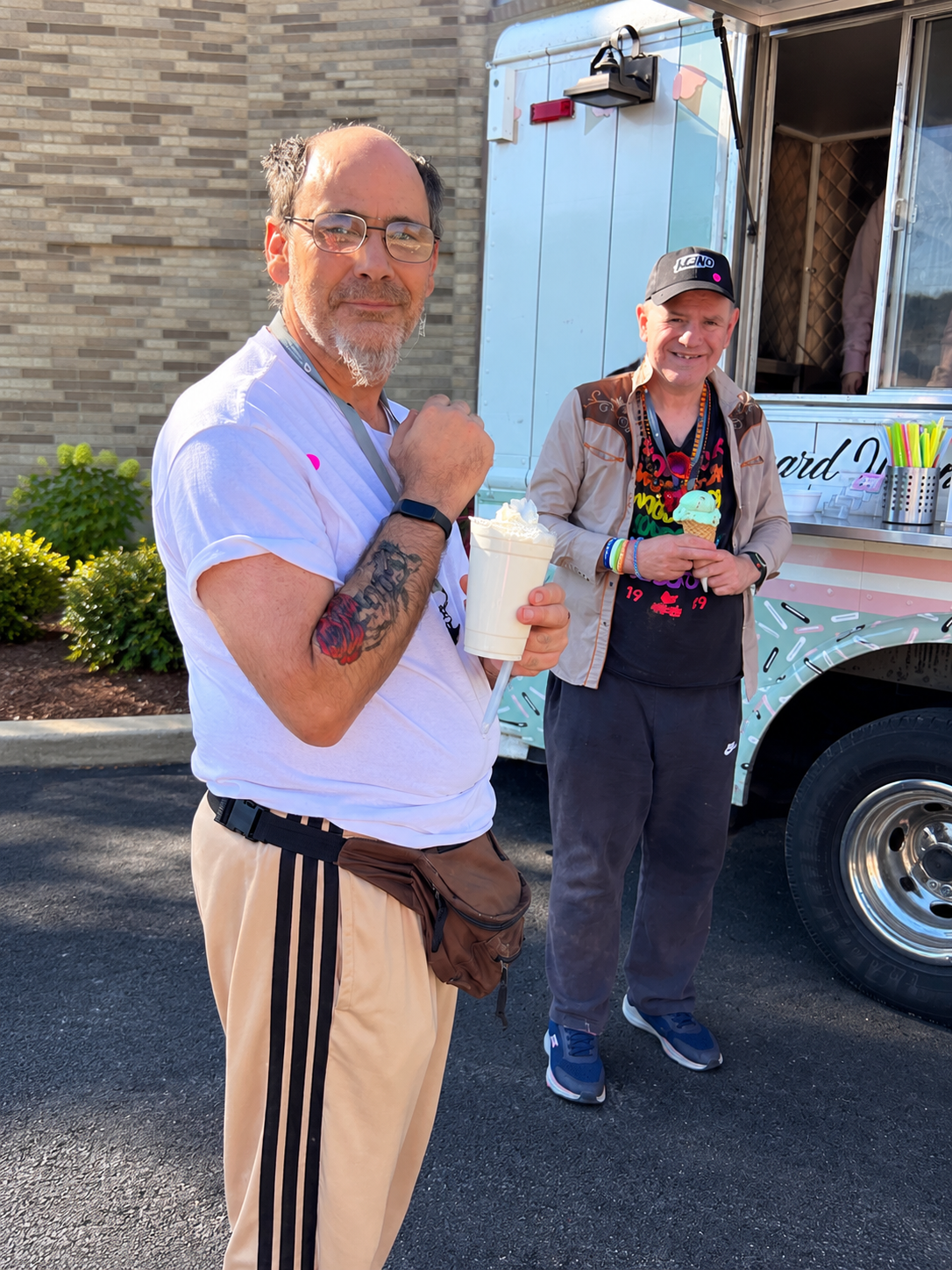 Everyone out enjoying a beautiful October day at the CBNS Ice Cream Social 